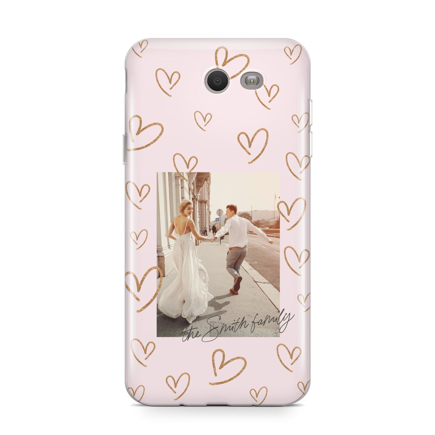 Valentines Day Newly Wed Photo Personalised Samsung Galaxy J7 2017 Case