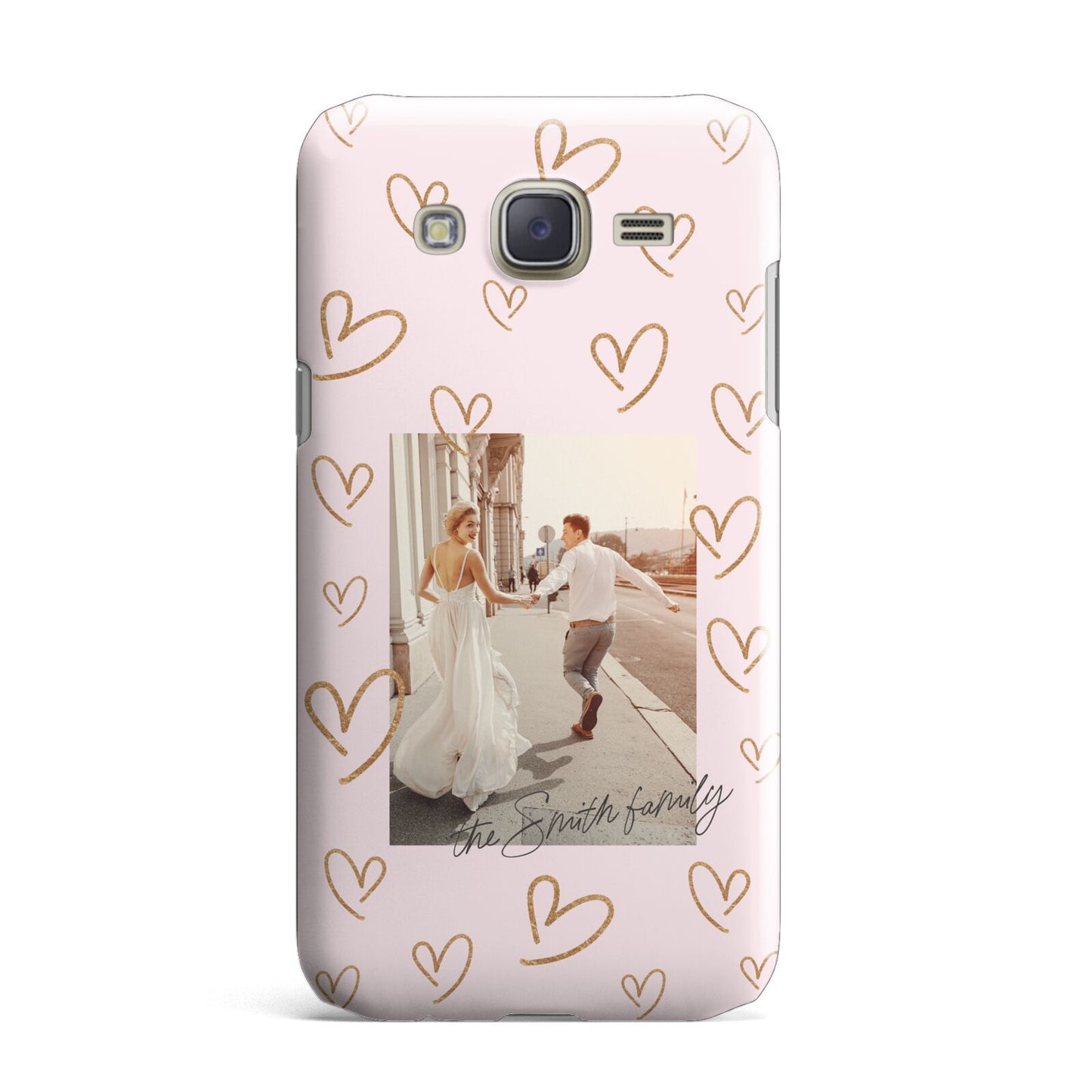 Valentines Day Newly Wed Photo Personalised Samsung Galaxy J7 Case