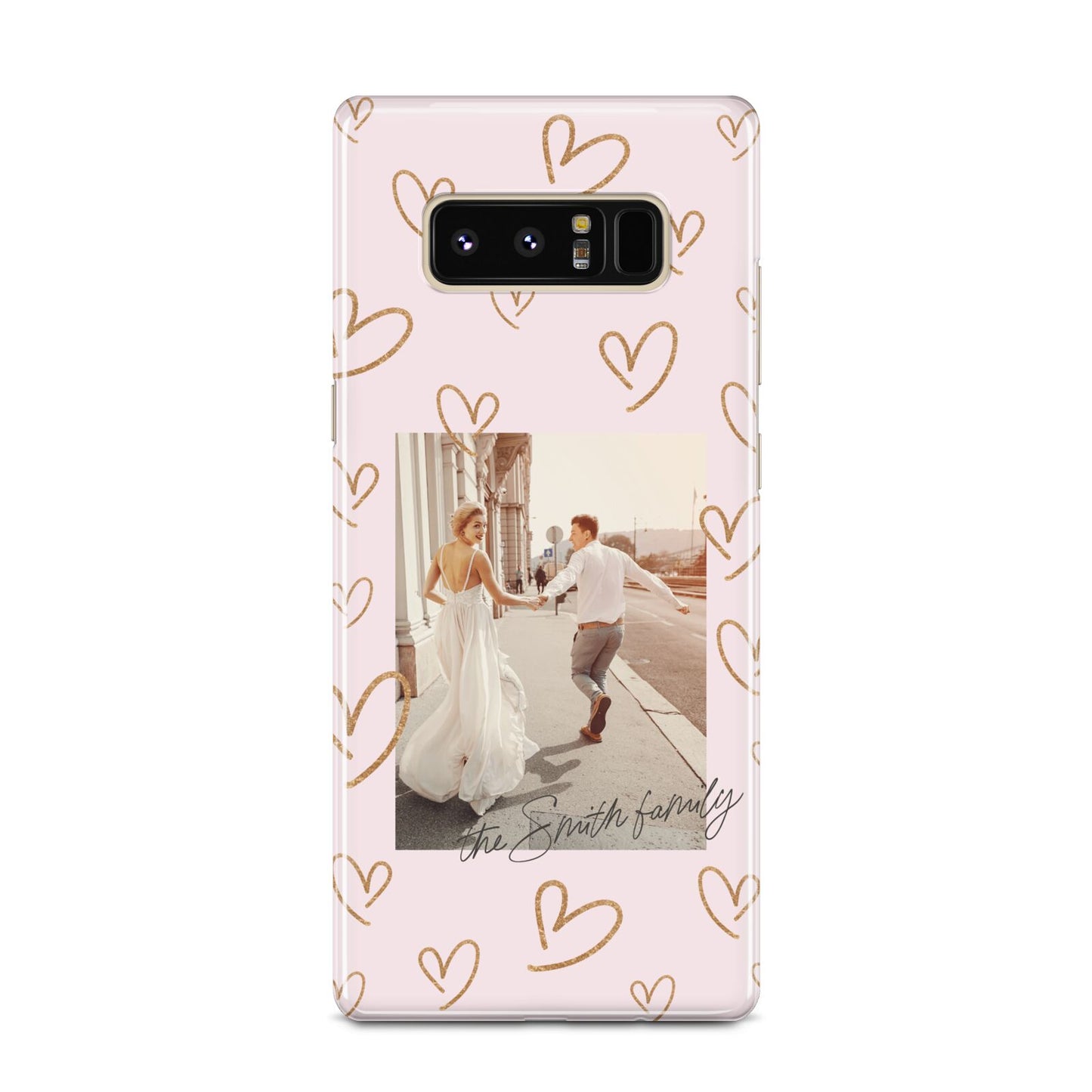 Valentines Day Newly Wed Photo Personalised Samsung Galaxy Note 8 Case