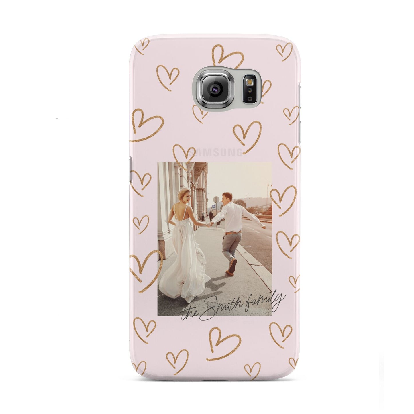 Valentines Day Newly Wed Photo Personalised Samsung Galaxy S6 Case