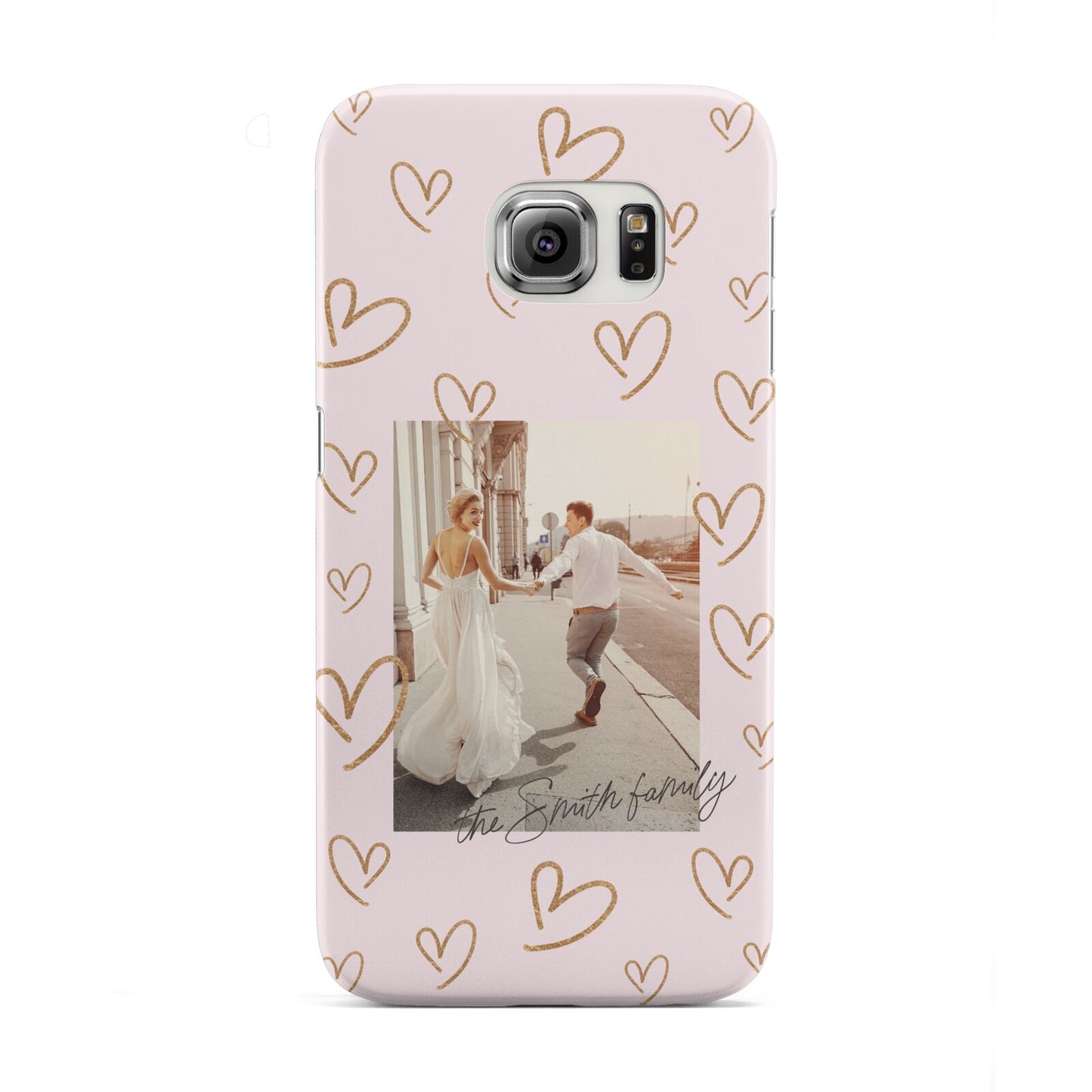 Valentines Day Newly Wed Photo Personalised Samsung Galaxy S6 Edge Case