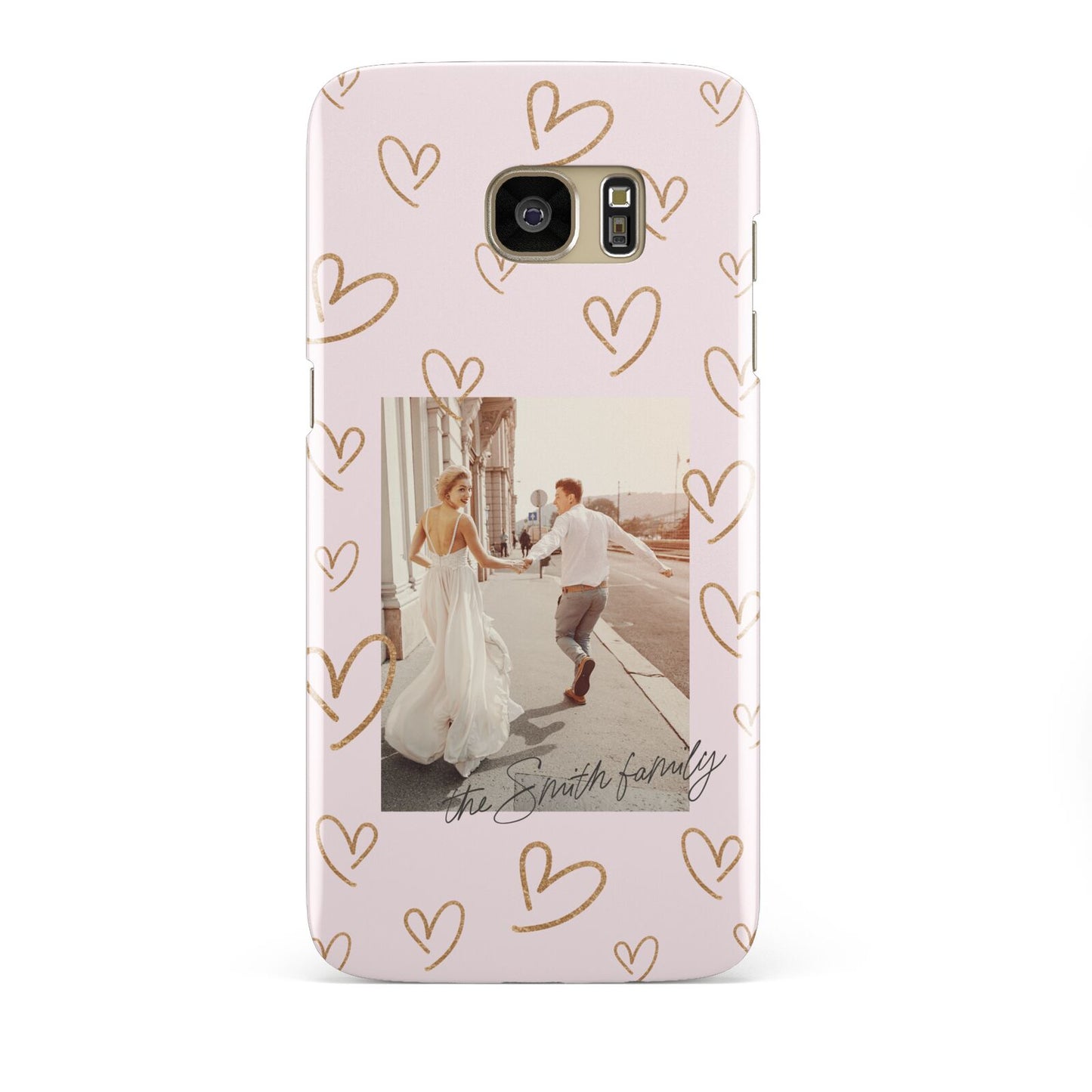 Valentines Day Newly Wed Photo Personalised Samsung Galaxy S7 Edge Case