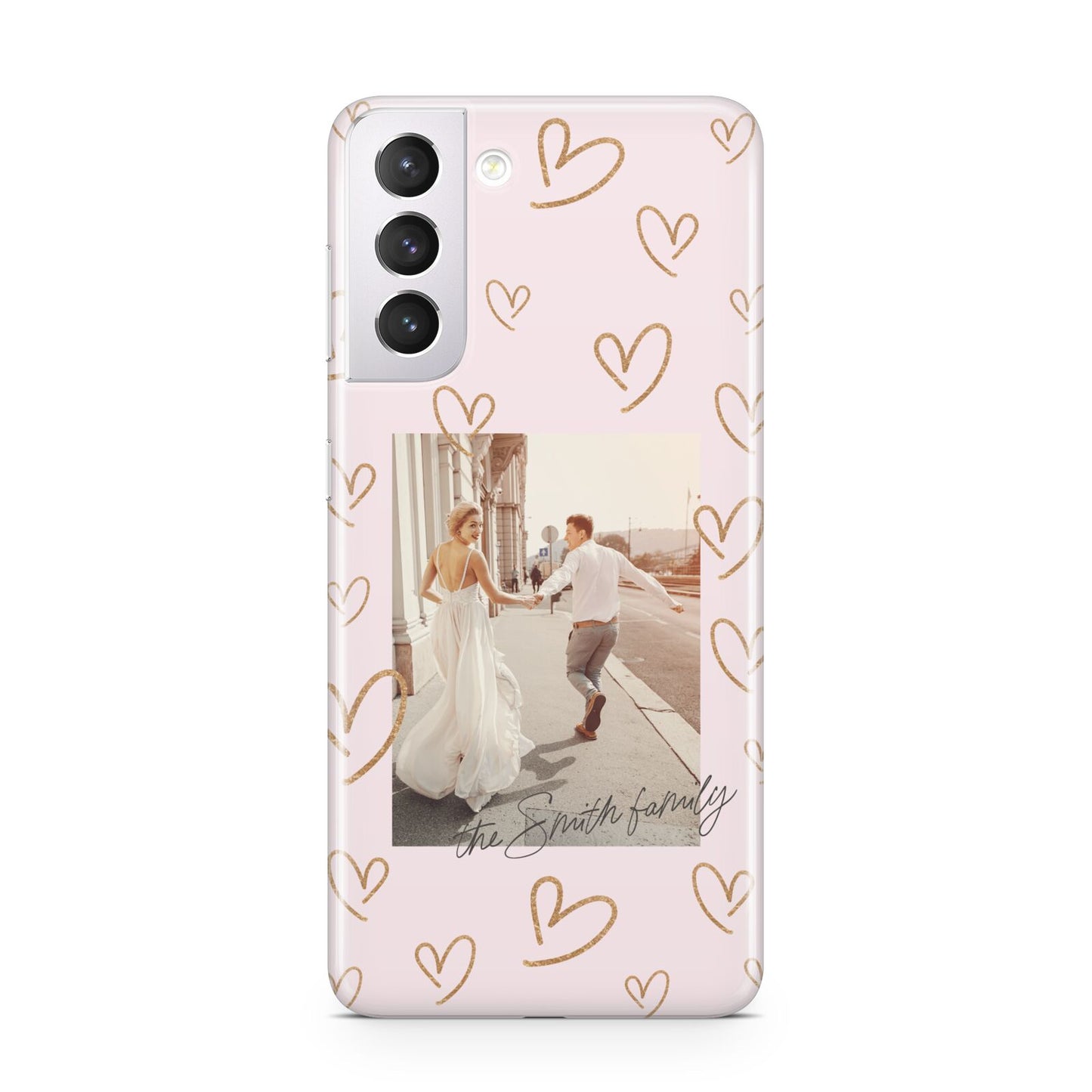 Valentines Day Newly Wed Photo Personalised Samsung S21 Case