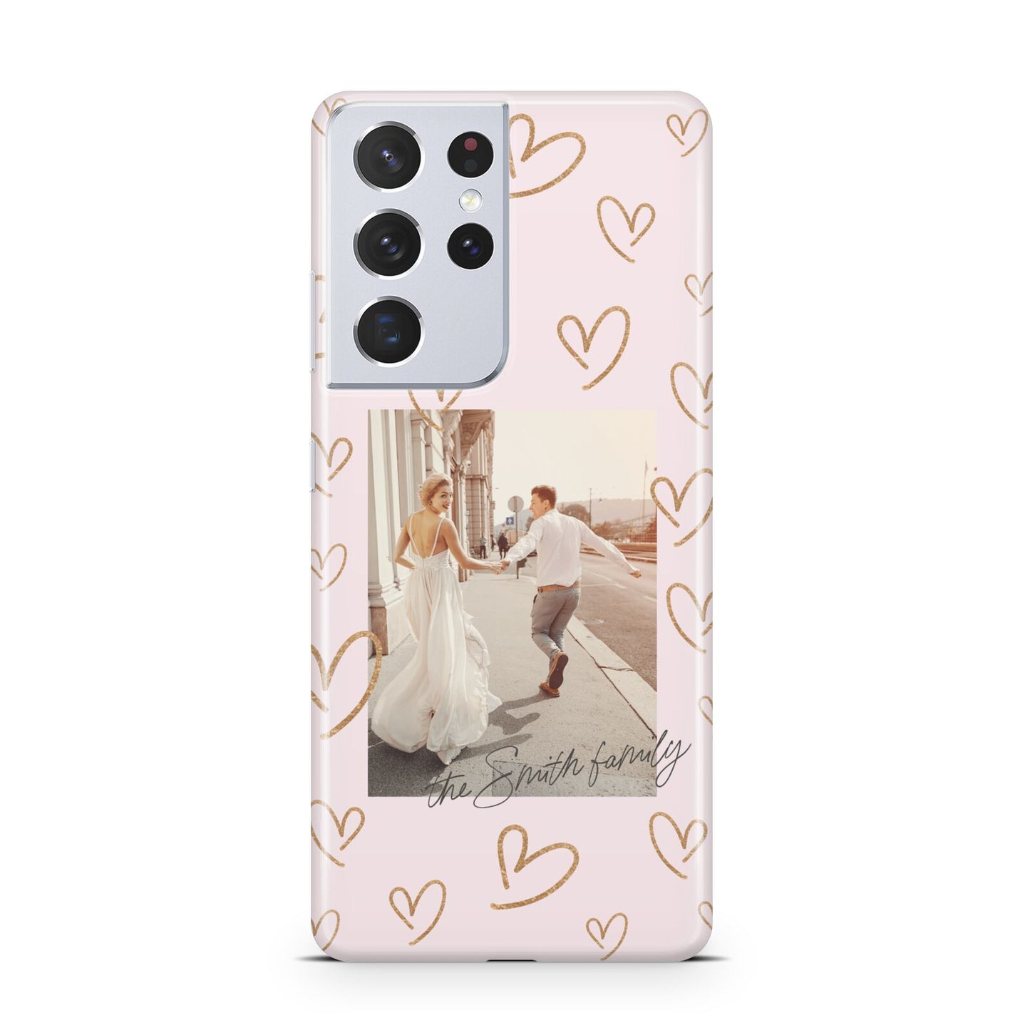 Valentines Day Newly Wed Photo Personalised Samsung S21 Ultra Case