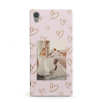 Valentines Day Newly Wed Photo Personalised Sony Xperia Case