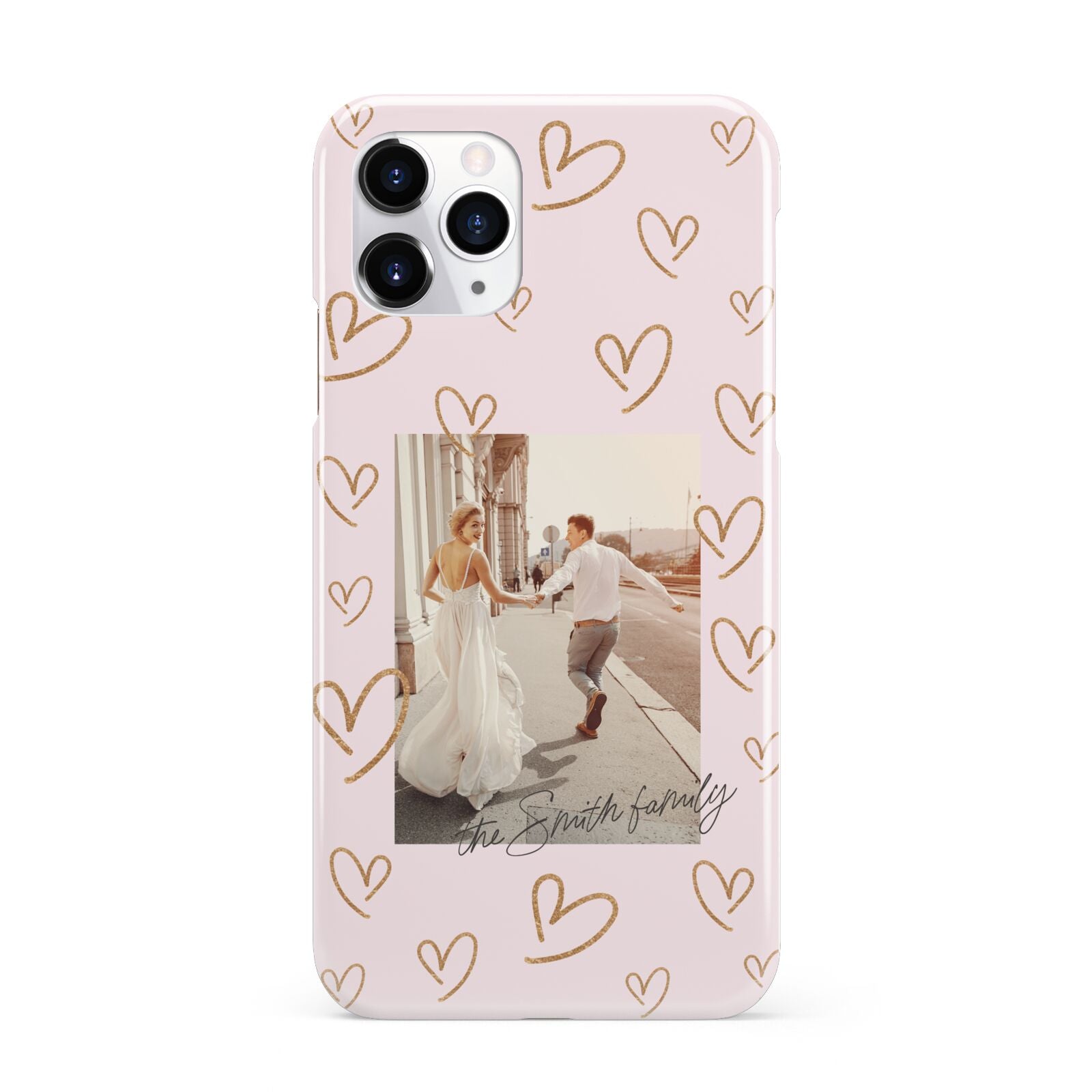 Valentines Day Newly Wed Photo Personalised iPhone 11 Pro 3D Snap Case