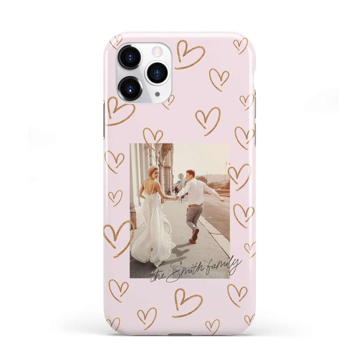 Valentines Day Newly Wed Photo Personalised iPhone 11 Pro 3D Tough Case