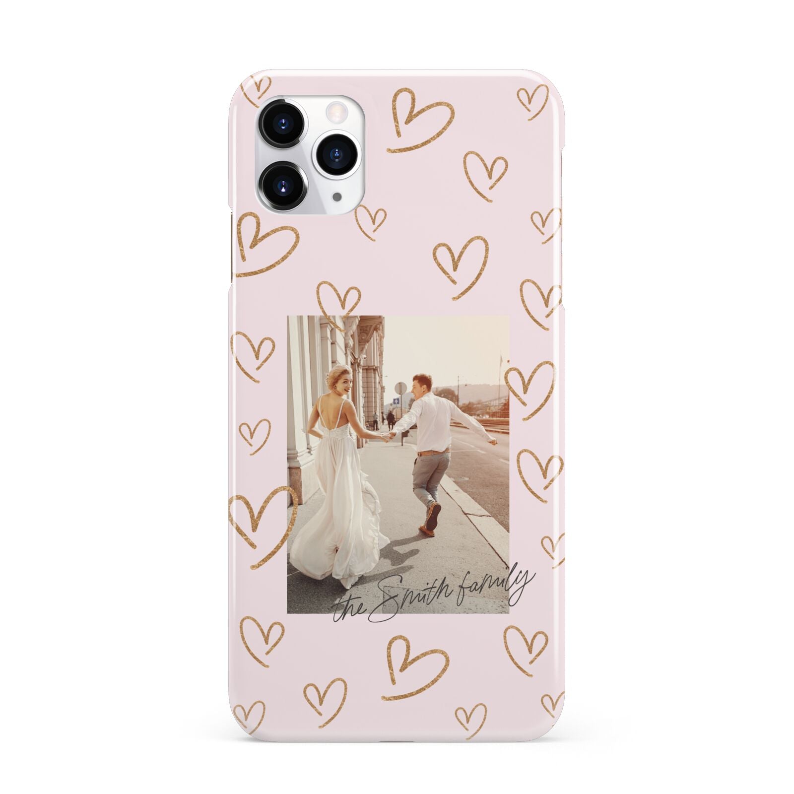 Valentines Day Newly Wed Photo Personalised iPhone 11 Pro Max 3D Snap Case