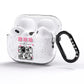 Valentines Day Photo Collage AirPods Pro Glitter Case Side Image