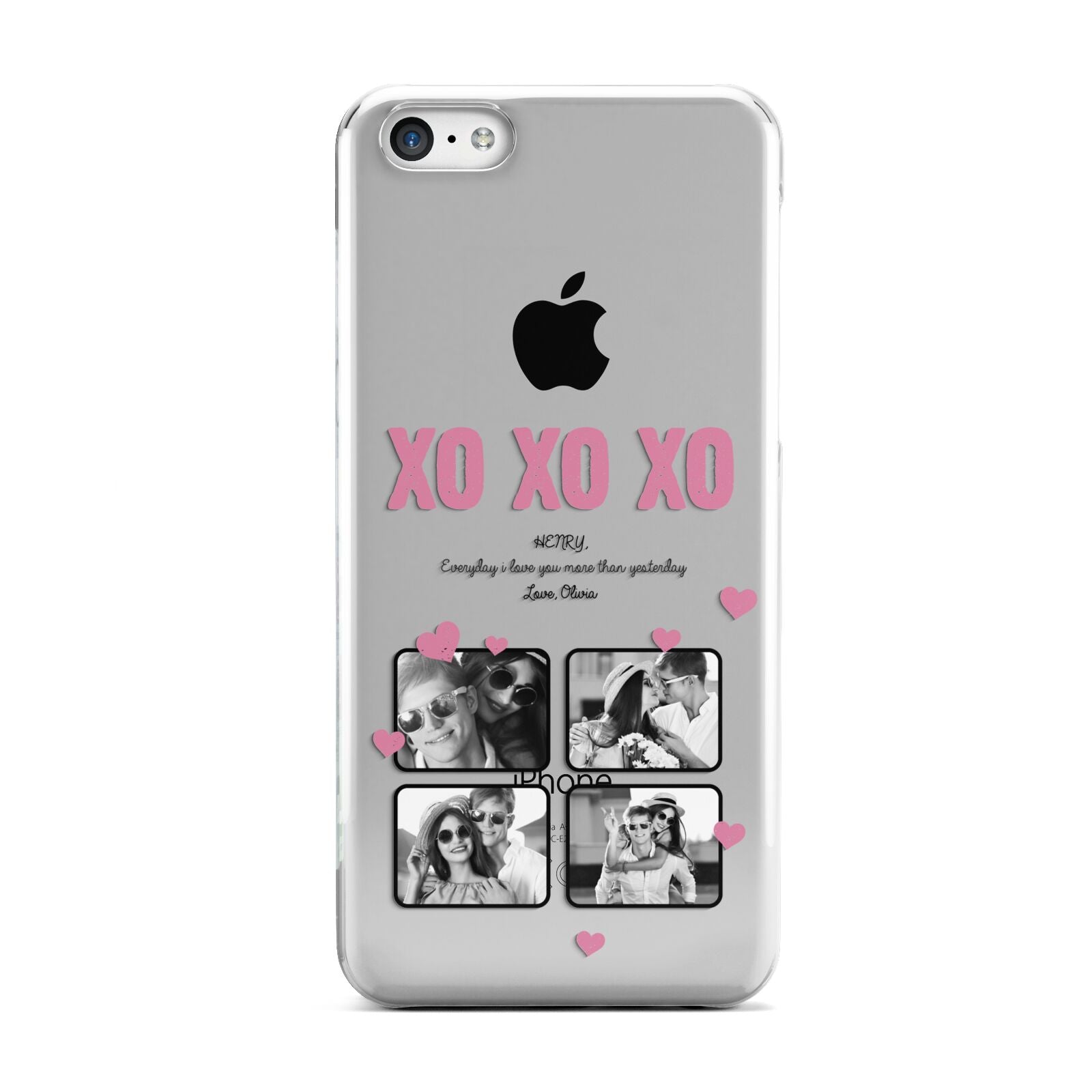 Valentines Day Photo Collage Apple iPhone 5c Case