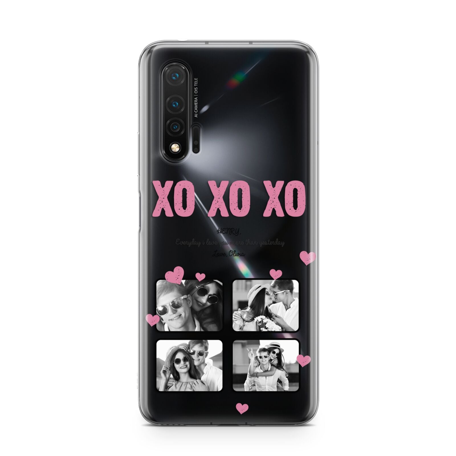 Valentines Day Photo Collage Huawei Nova 6 Phone Case