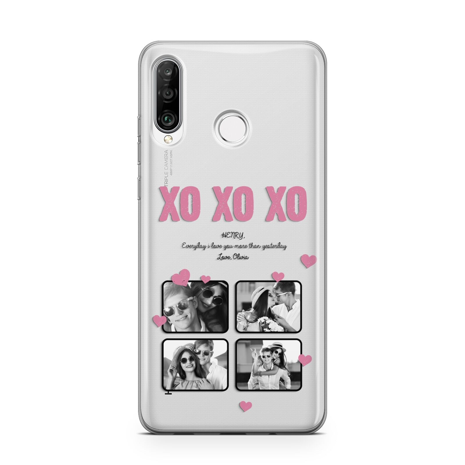 Valentines Day Photo Collage Huawei P30 Lite Phone Case