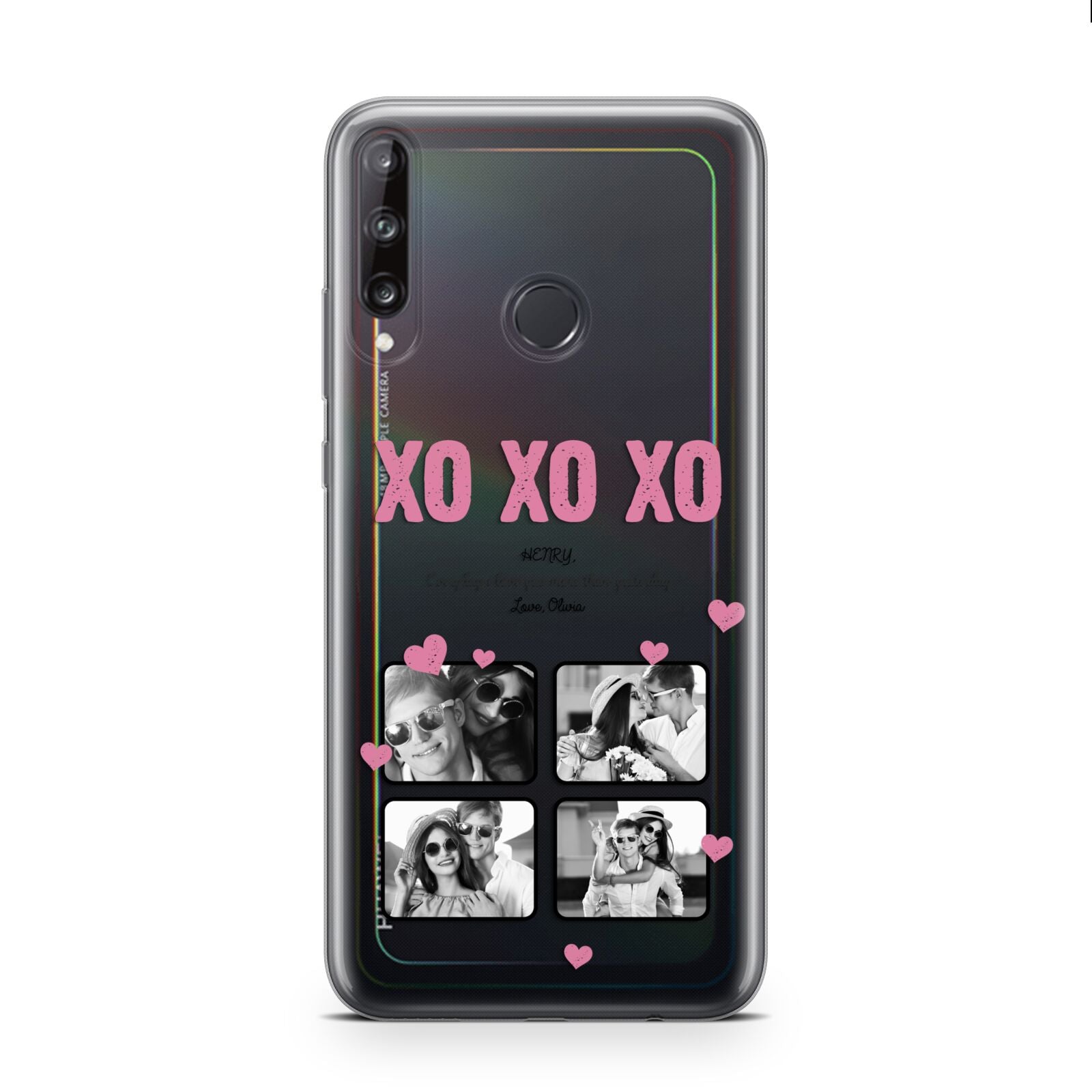 Valentines Day Photo Collage Huawei P40 Lite E Phone Case