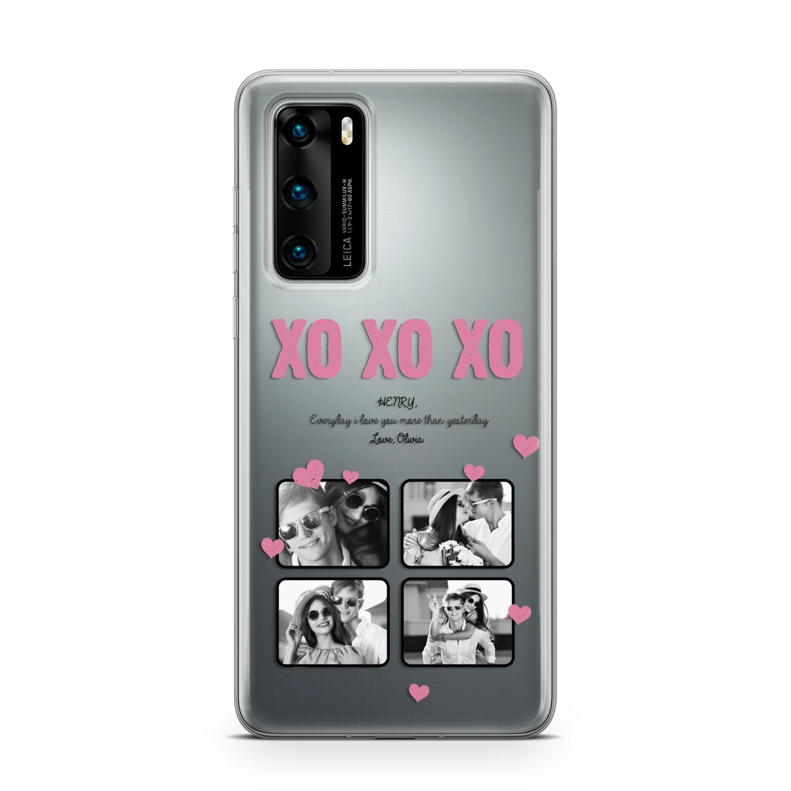 Valentines Day Photo Collage Huawei P40 Phone Case