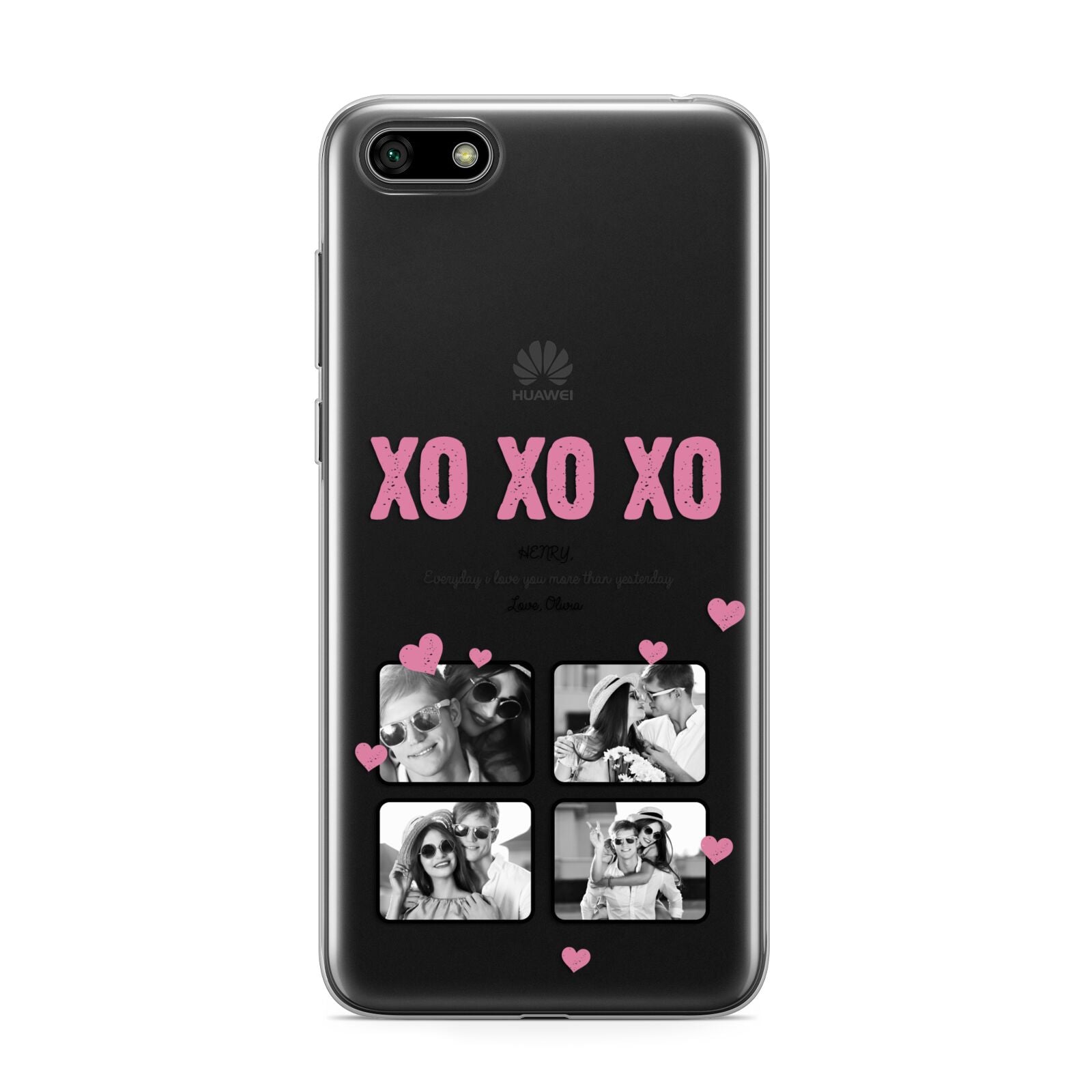 Valentines Day Photo Collage Huawei Y5 Prime 2018 Phone Case