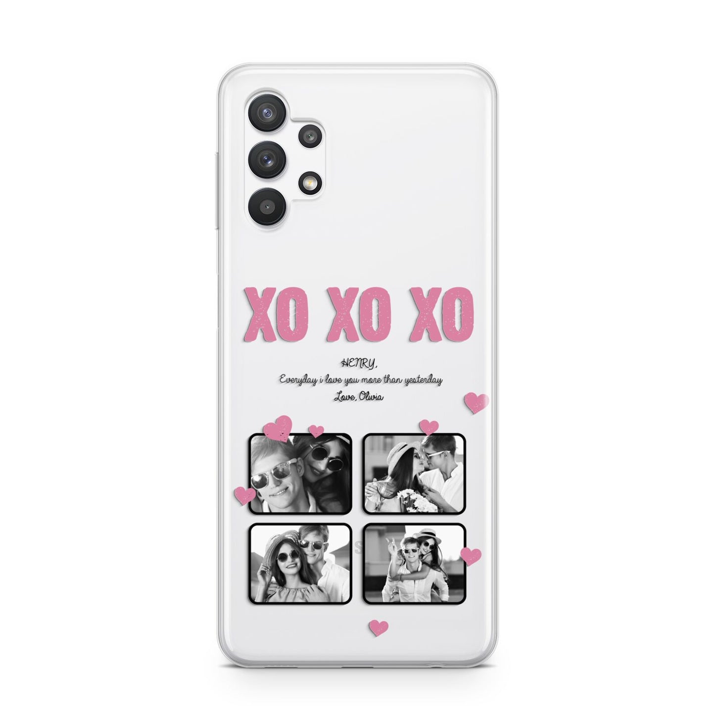 Valentines Day Photo Collage Samsung A32 5G Case