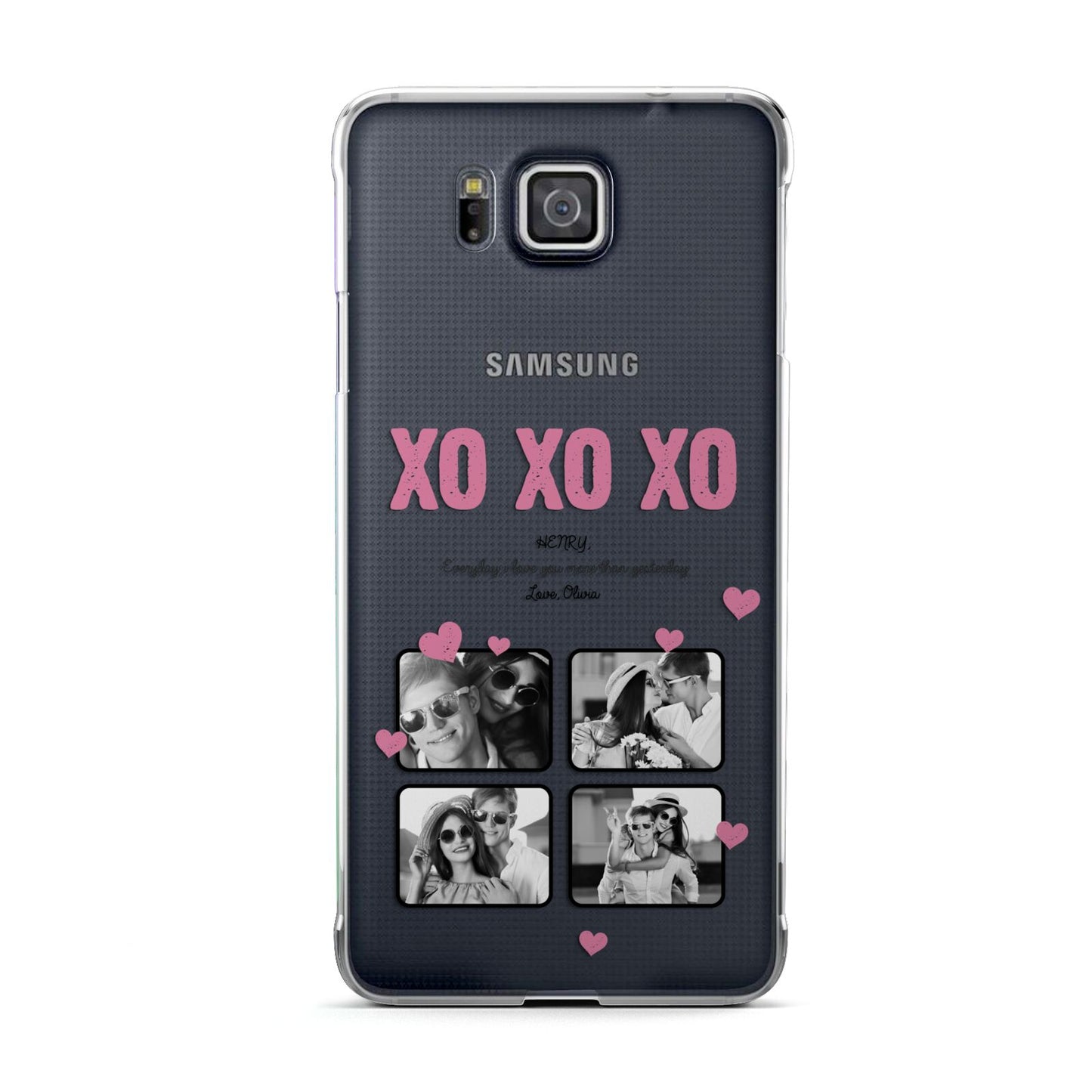 Valentines Day Photo Collage Samsung Galaxy Alpha Case