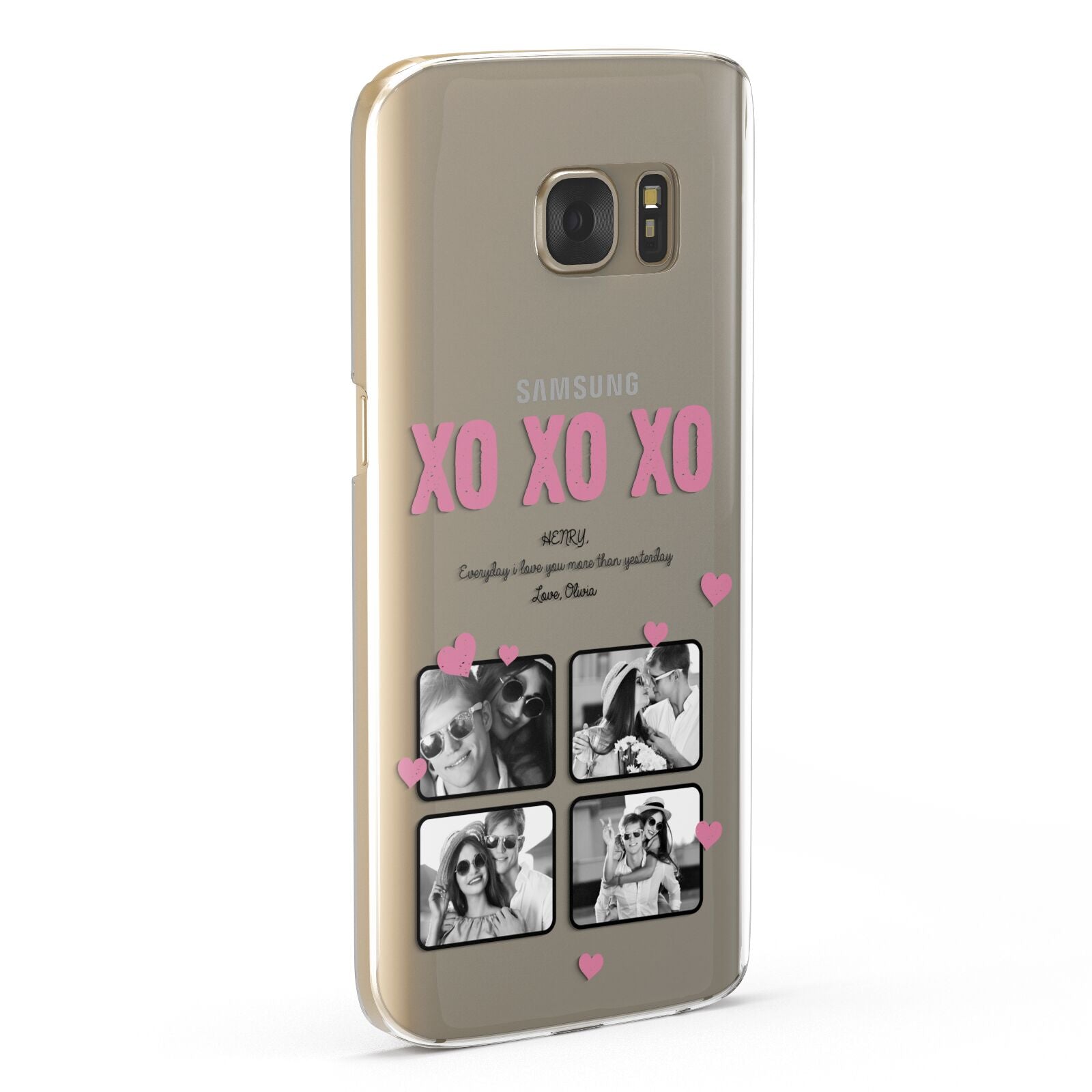 Valentines Day Photo Collage Samsung Galaxy Case Fourty Five Degrees