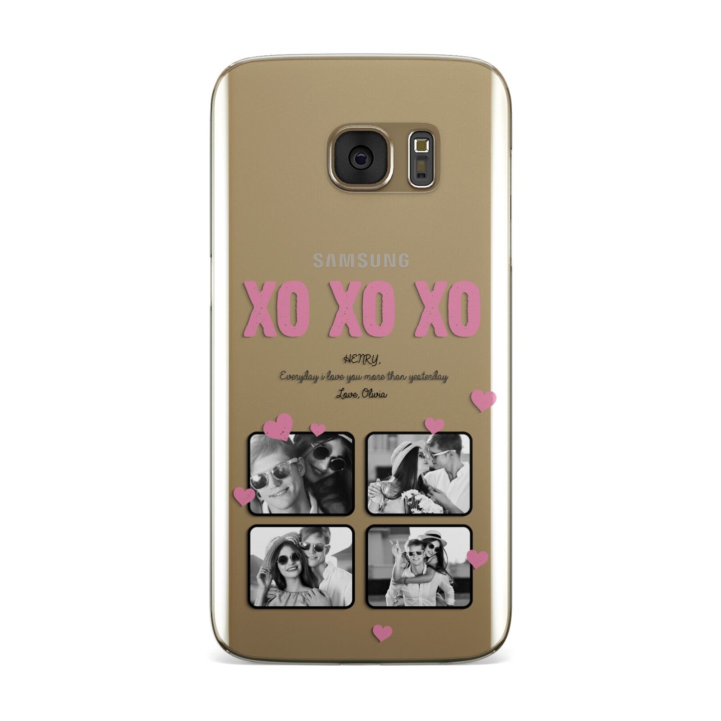 Valentines Day Photo Collage Samsung Galaxy Case