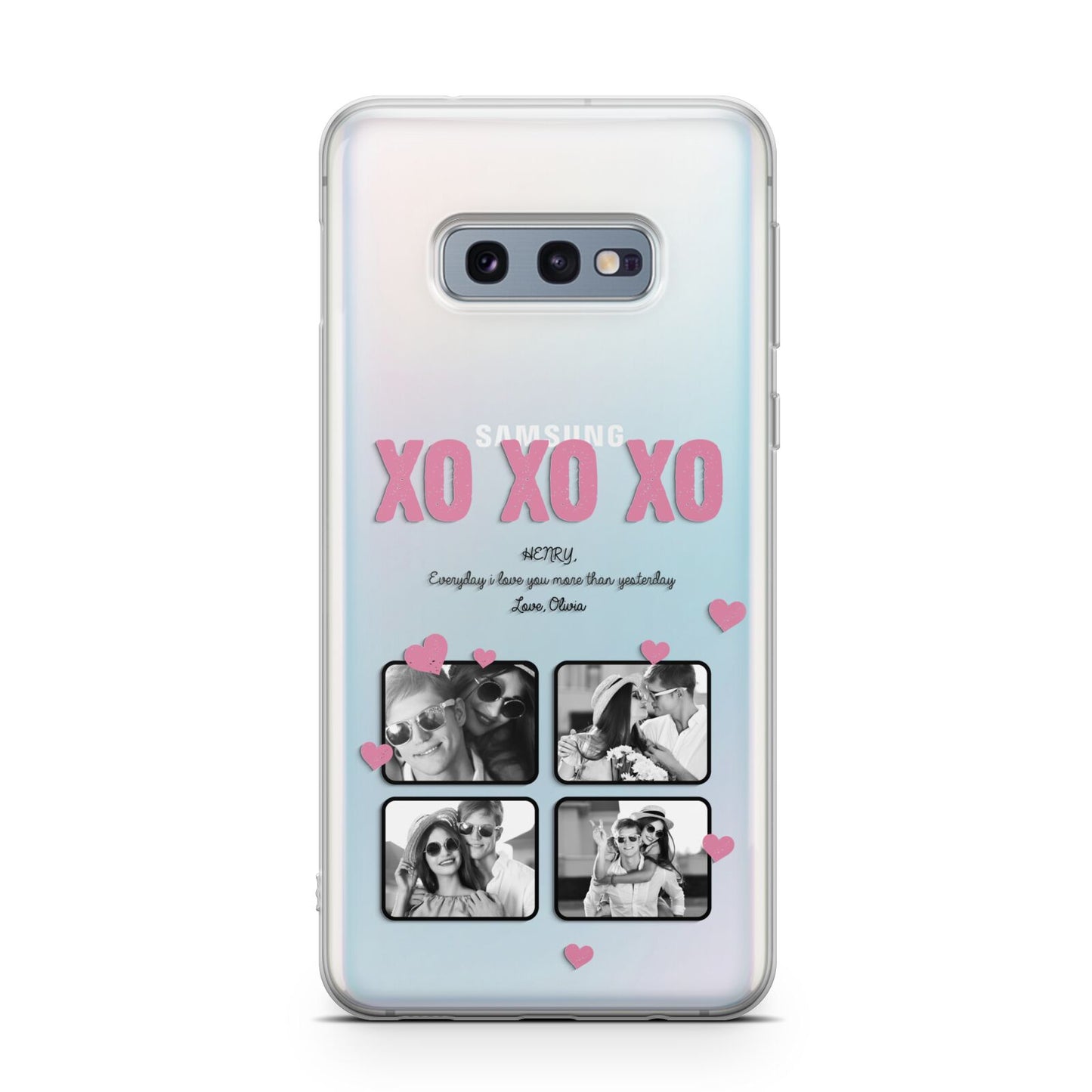 Valentines Day Photo Collage Samsung Galaxy S10E Case