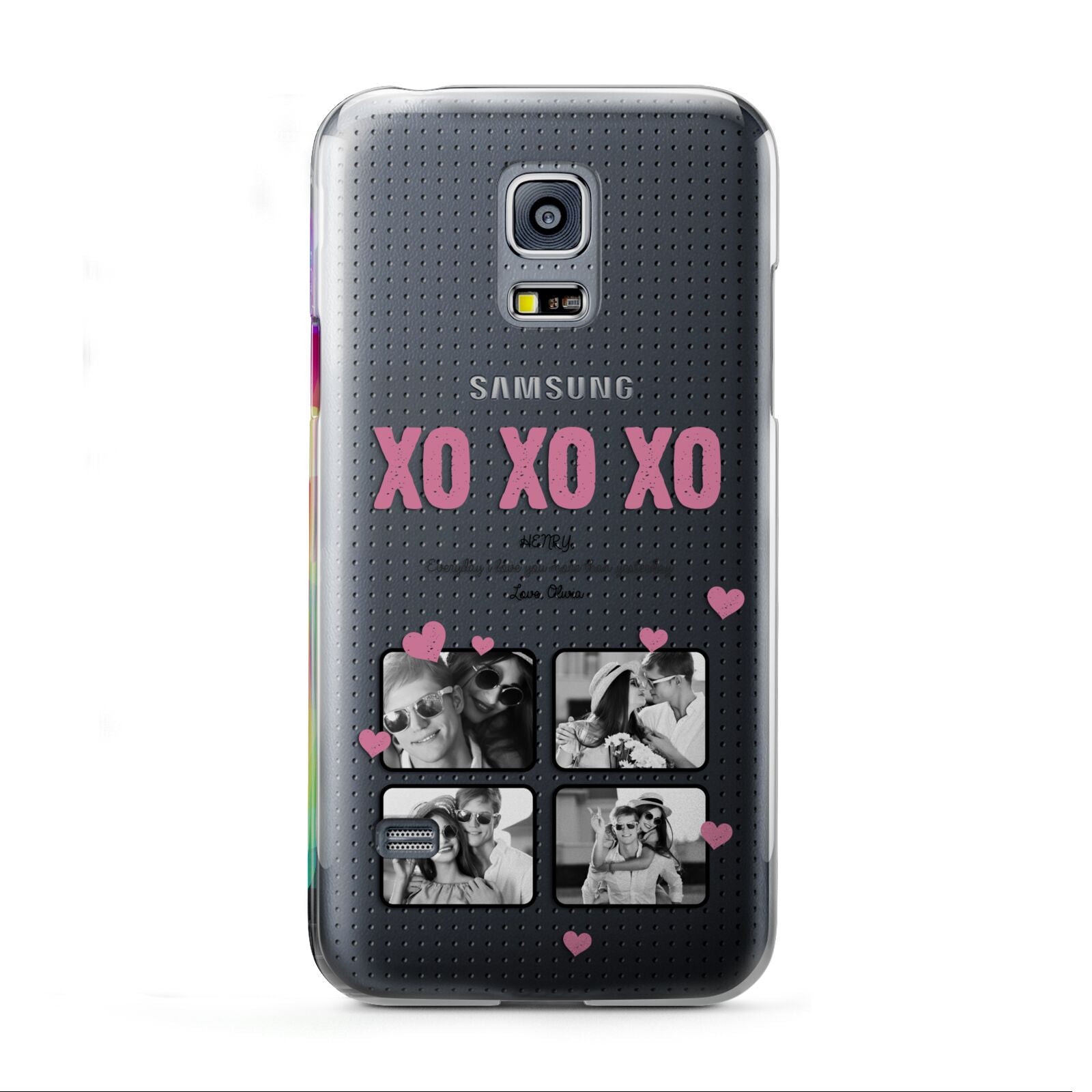 Valentines Day Photo Collage Samsung Galaxy S5 Mini Case