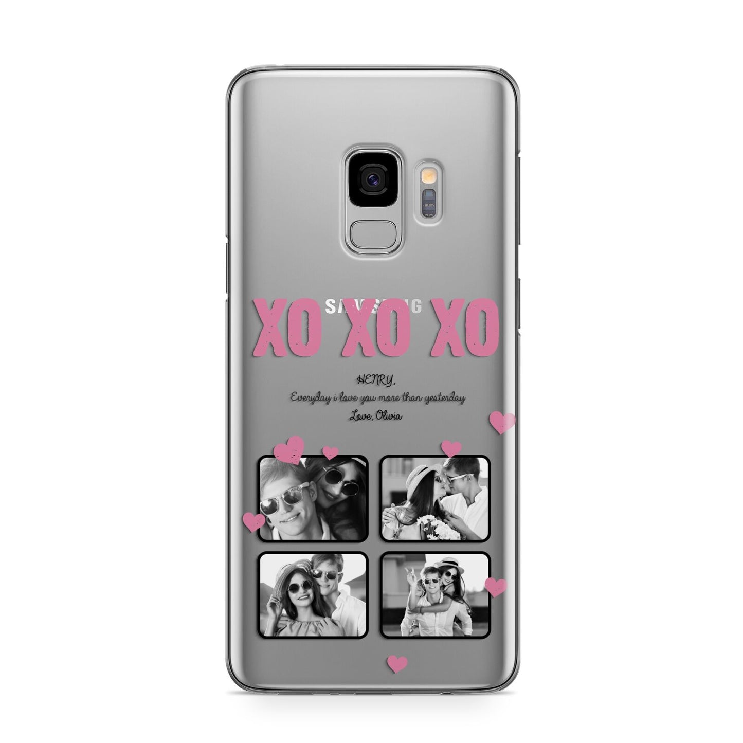 Valentines Day Photo Collage Samsung Galaxy S9 Case