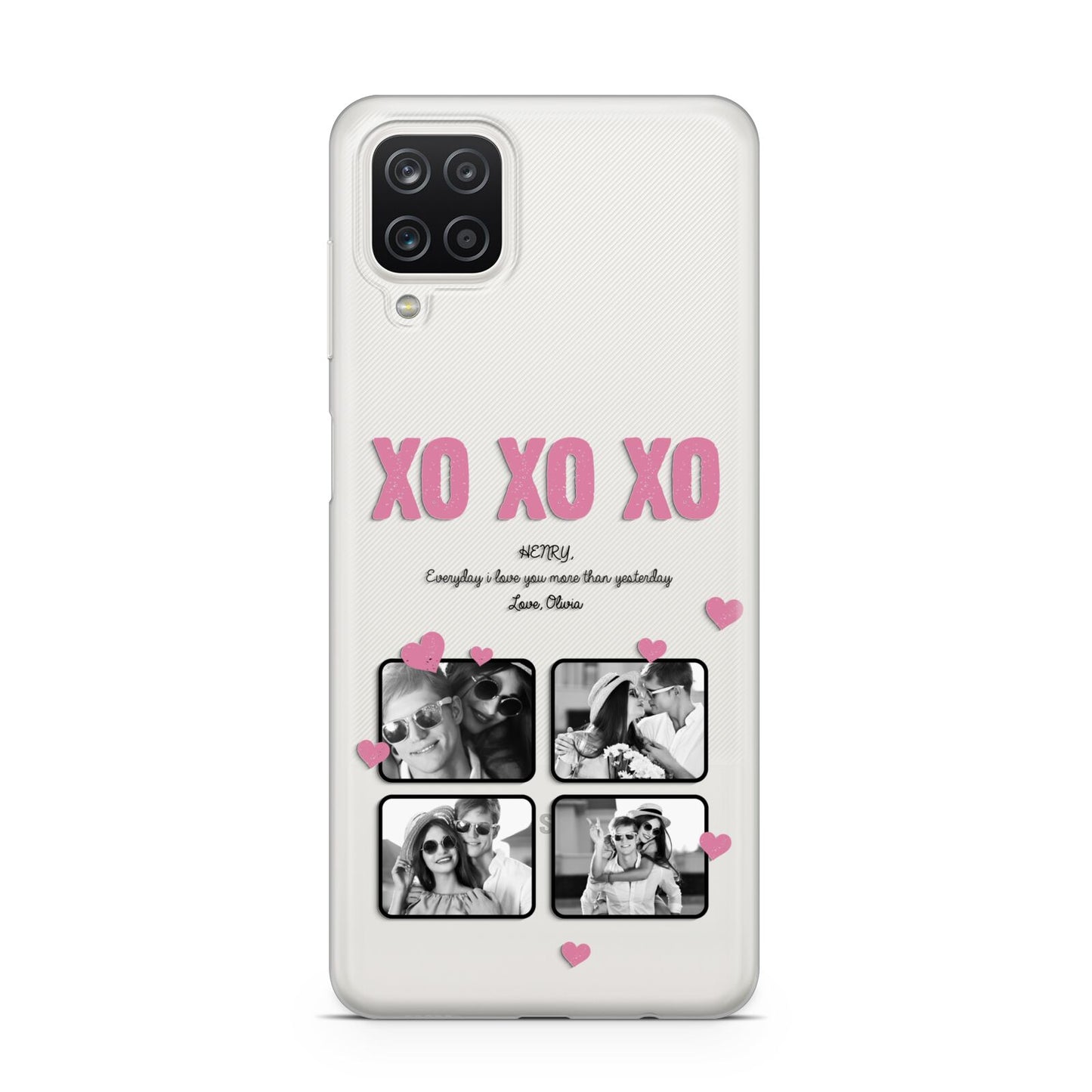 Valentines Day Photo Collage Samsung M12 Case