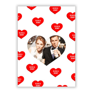 Valentines Day Photo Upload Greetings Card