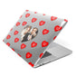 Valentines Day Photo Upload Apple MacBook Case Side View
