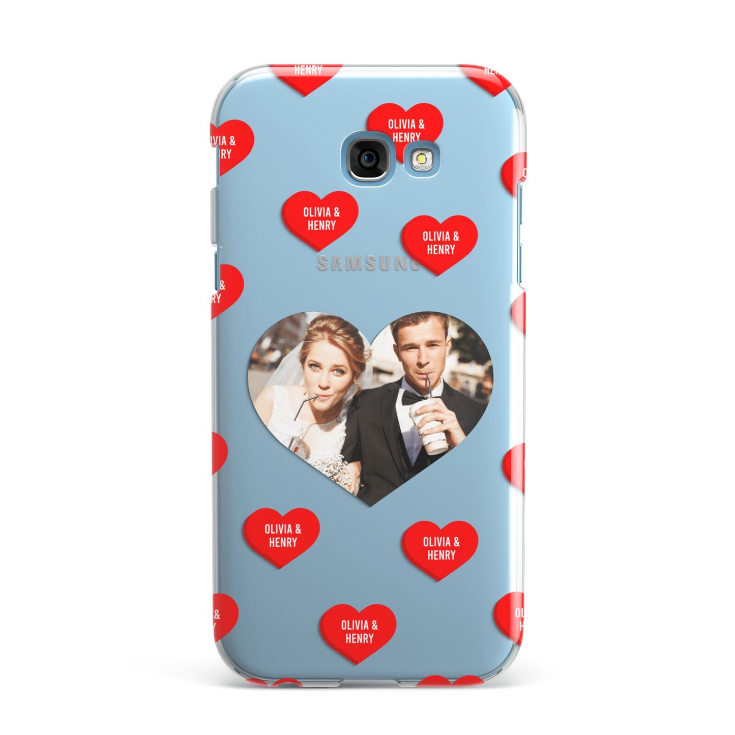 Valentines Day Photo Upload Samsung Galaxy A7 2017 Case