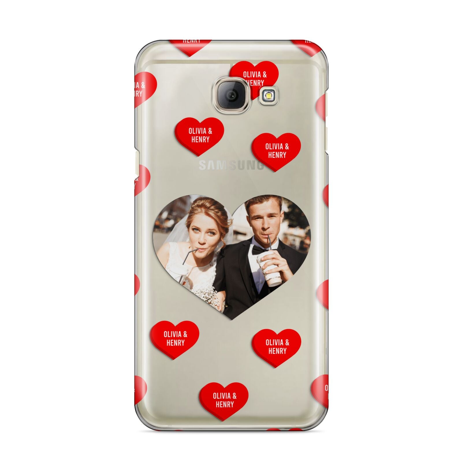 Valentines Day Photo Upload Samsung Galaxy A8 2016 Case