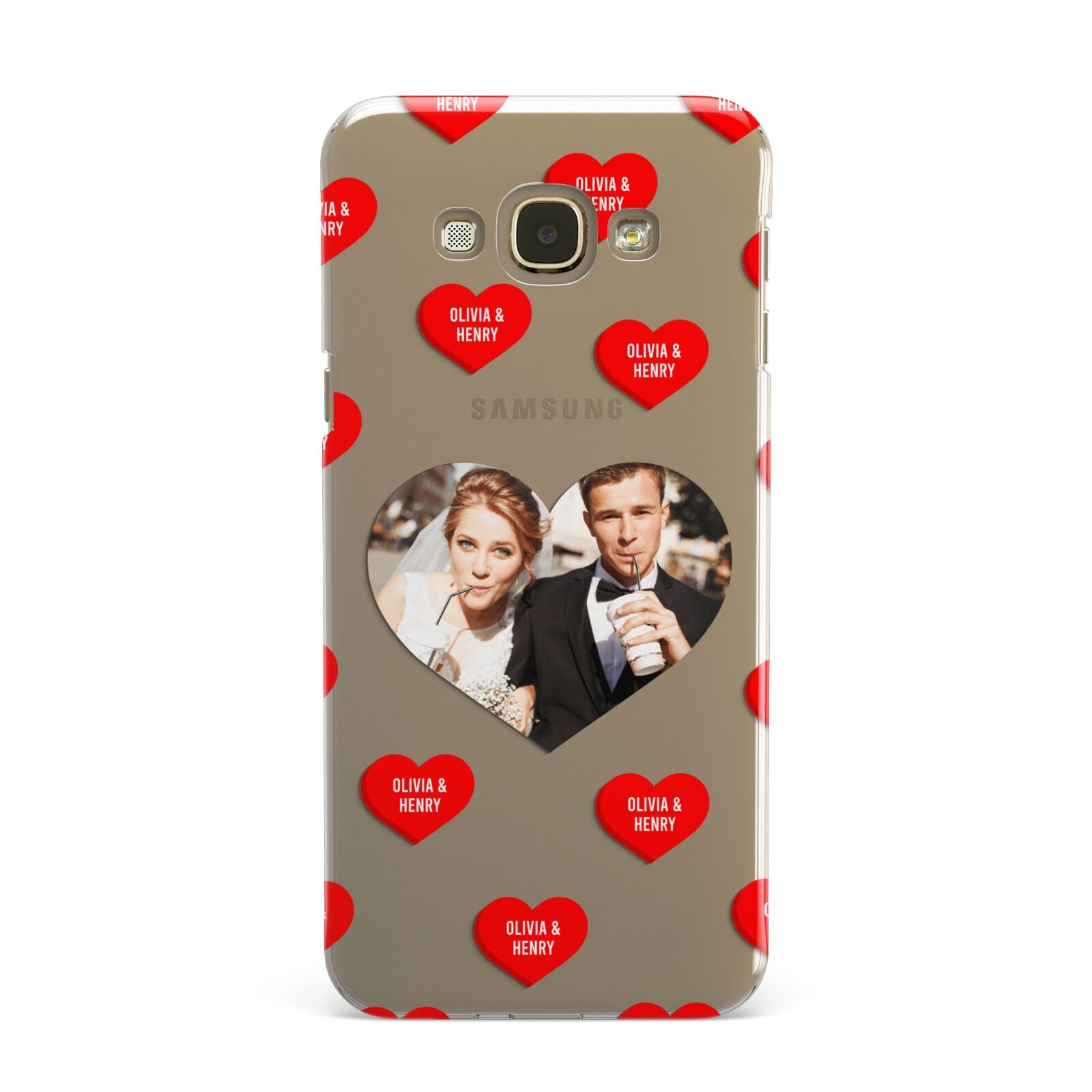 Valentines Day Photo Upload Samsung Galaxy A8 Case