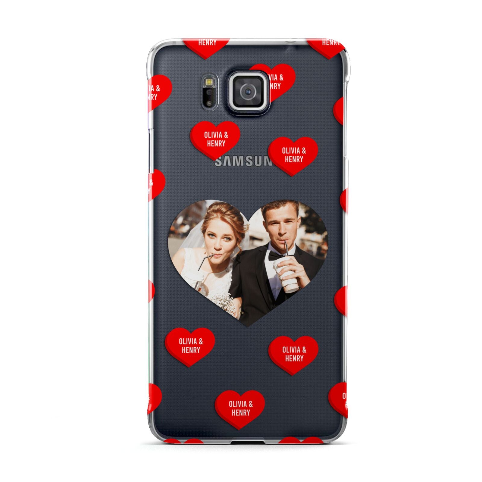 Valentines Day Photo Upload Samsung Galaxy Alpha Case