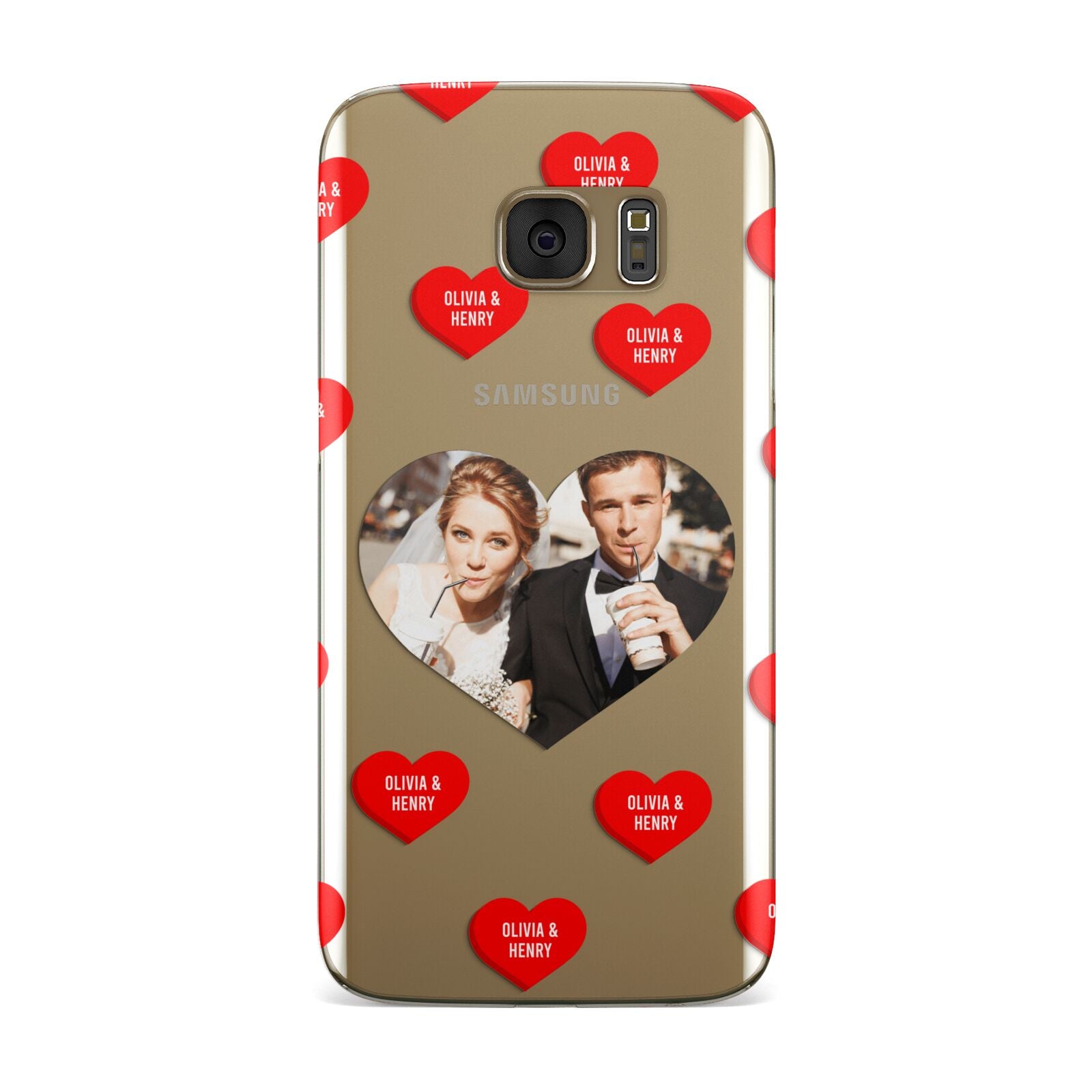 Valentines Day Photo Upload Samsung Galaxy Case