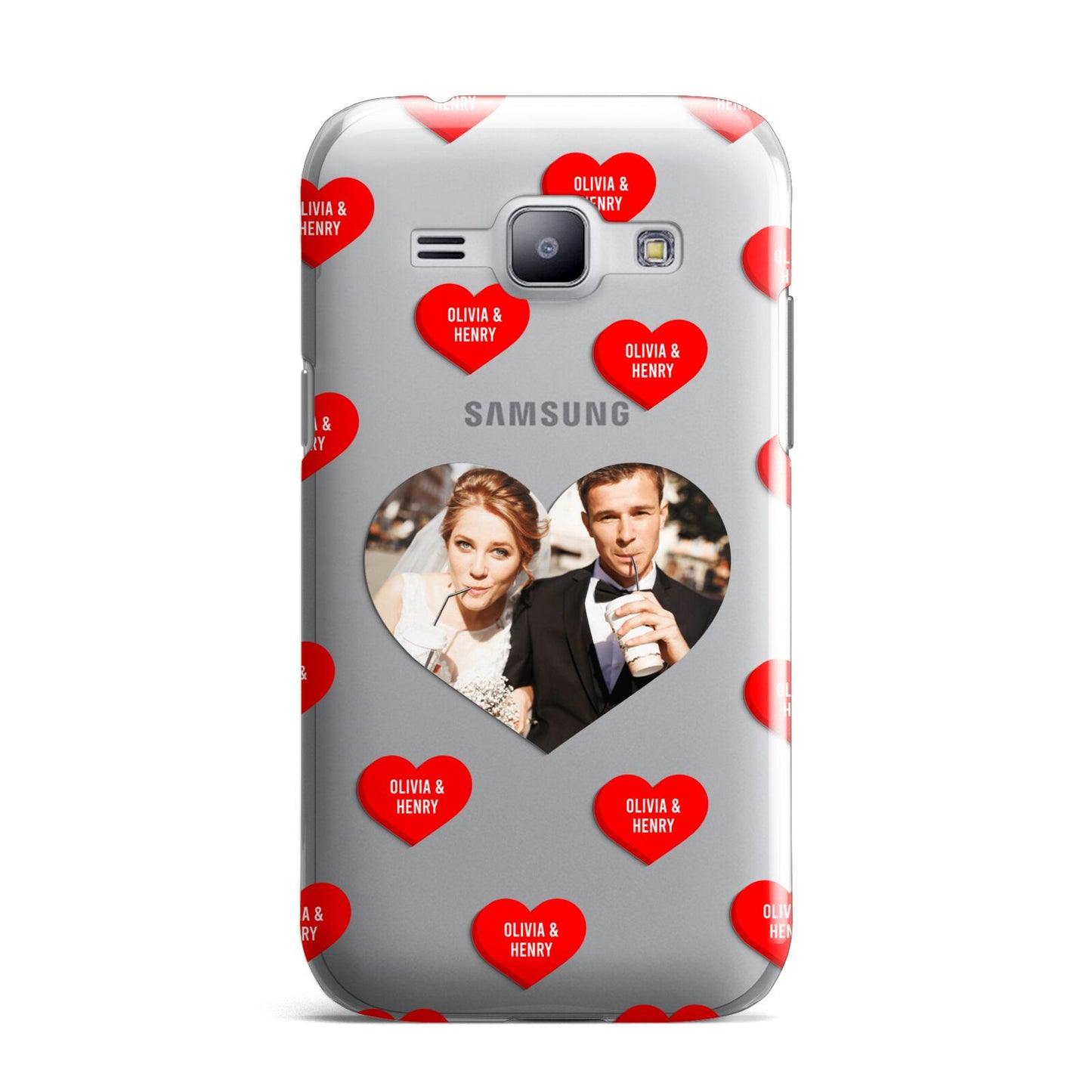 Valentines Day Photo Upload Samsung Galaxy J1 2015 Case