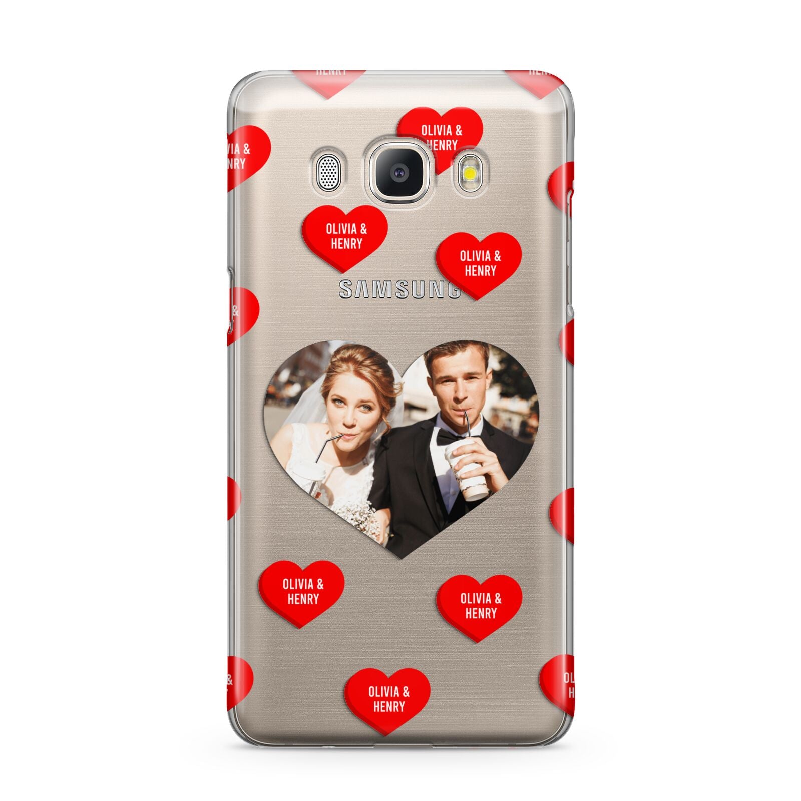 Valentines Day Photo Upload Samsung Galaxy J5 2016 Case