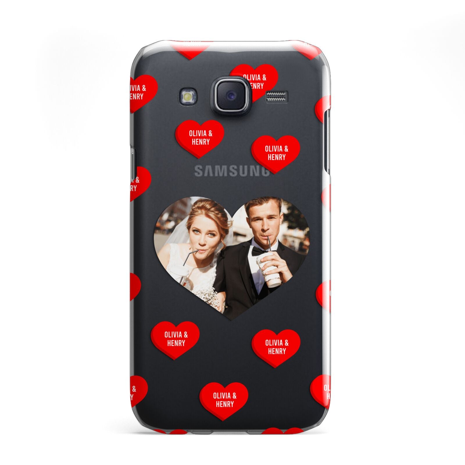 Valentines Day Photo Upload Samsung Galaxy J5 Case