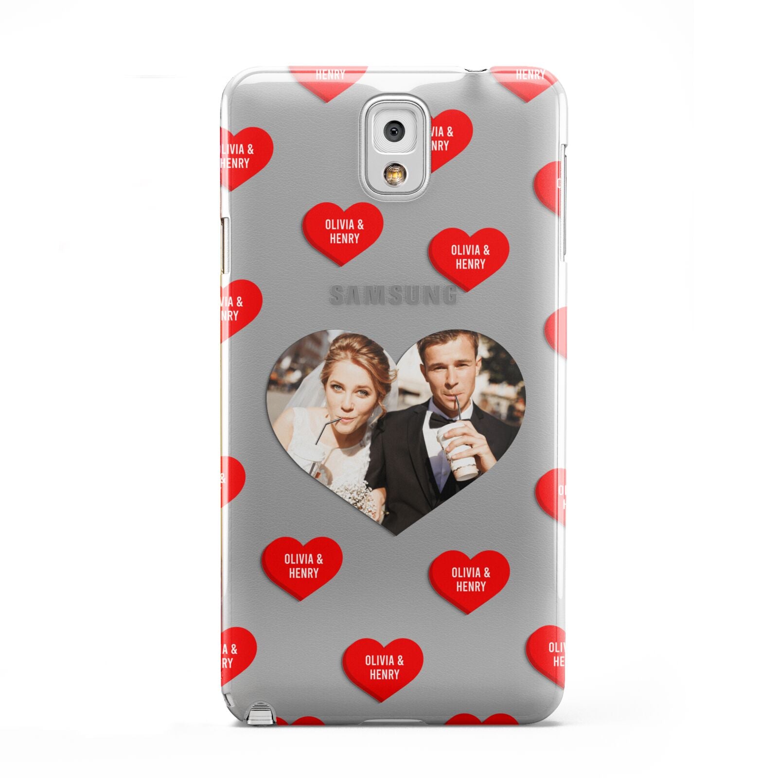 Valentines Day Photo Upload Samsung Galaxy Note 3 Case