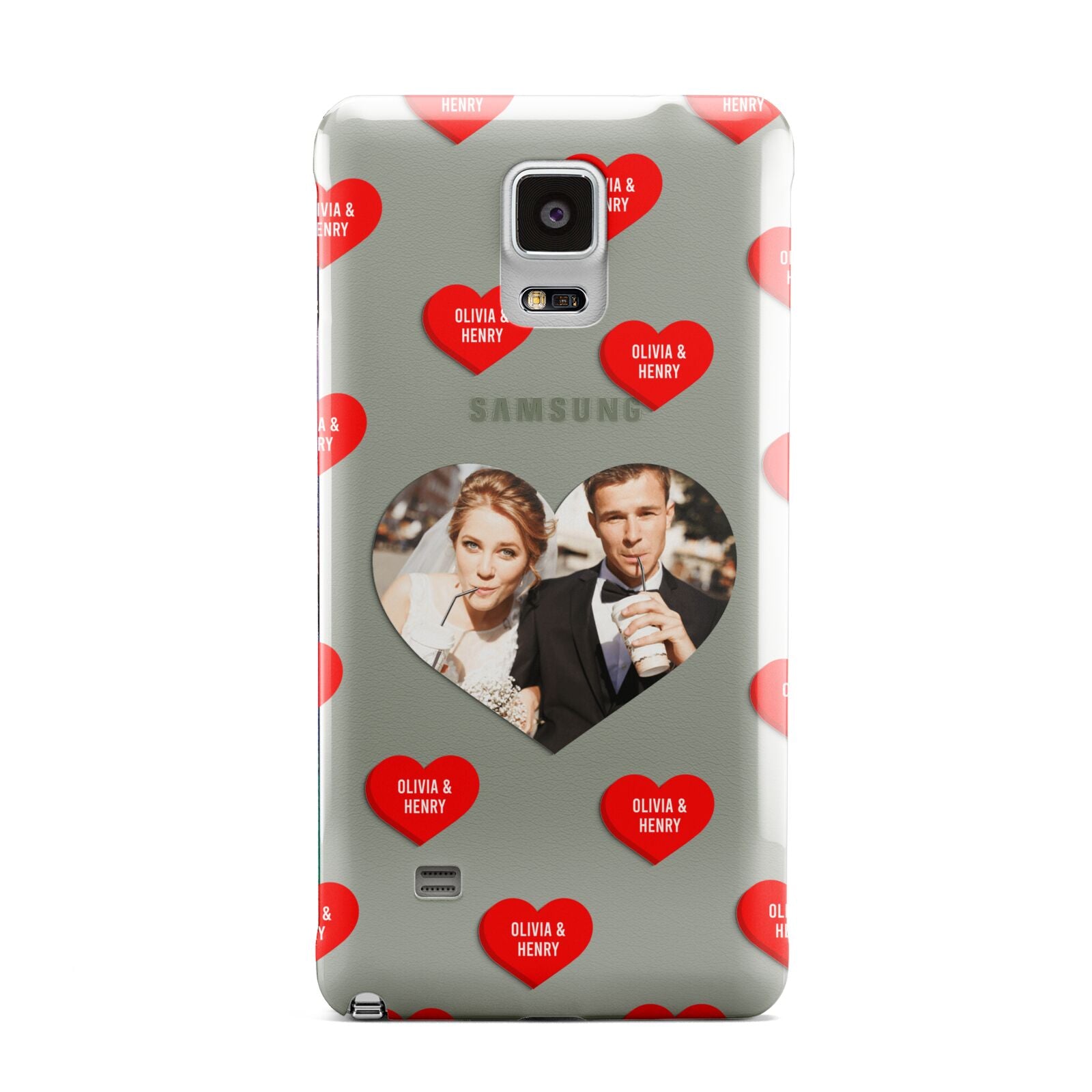 Valentines Day Photo Upload Samsung Galaxy Note 4 Case