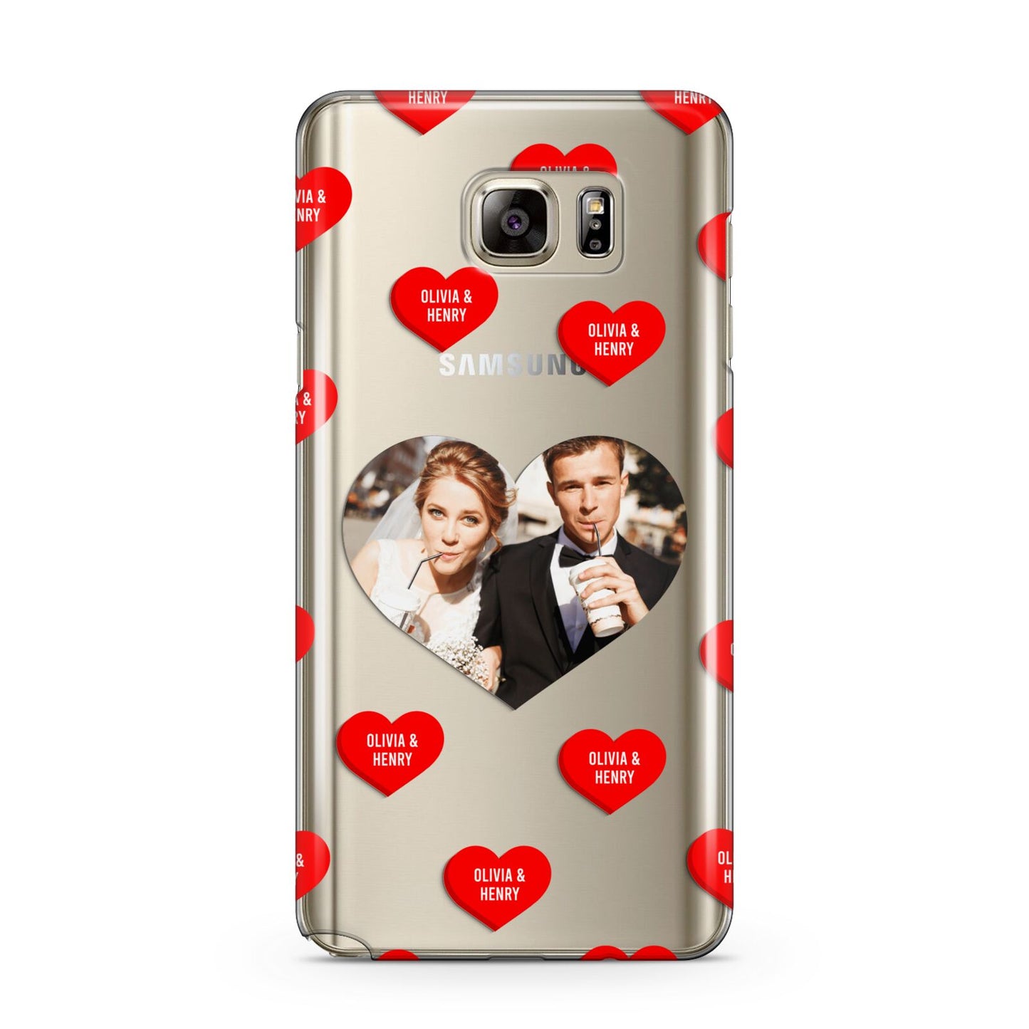 Valentines Day Photo Upload Samsung Galaxy Note 5 Case