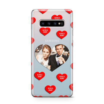 Valentines Day Photo Upload Samsung Galaxy S10 Case