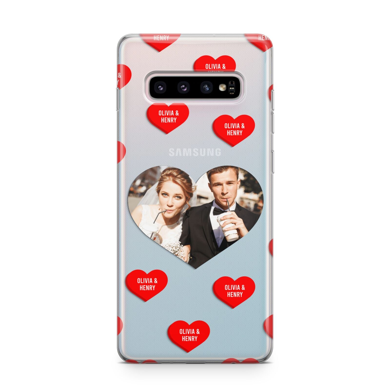 Valentines Day Photo Upload Samsung Galaxy S10 Plus Case