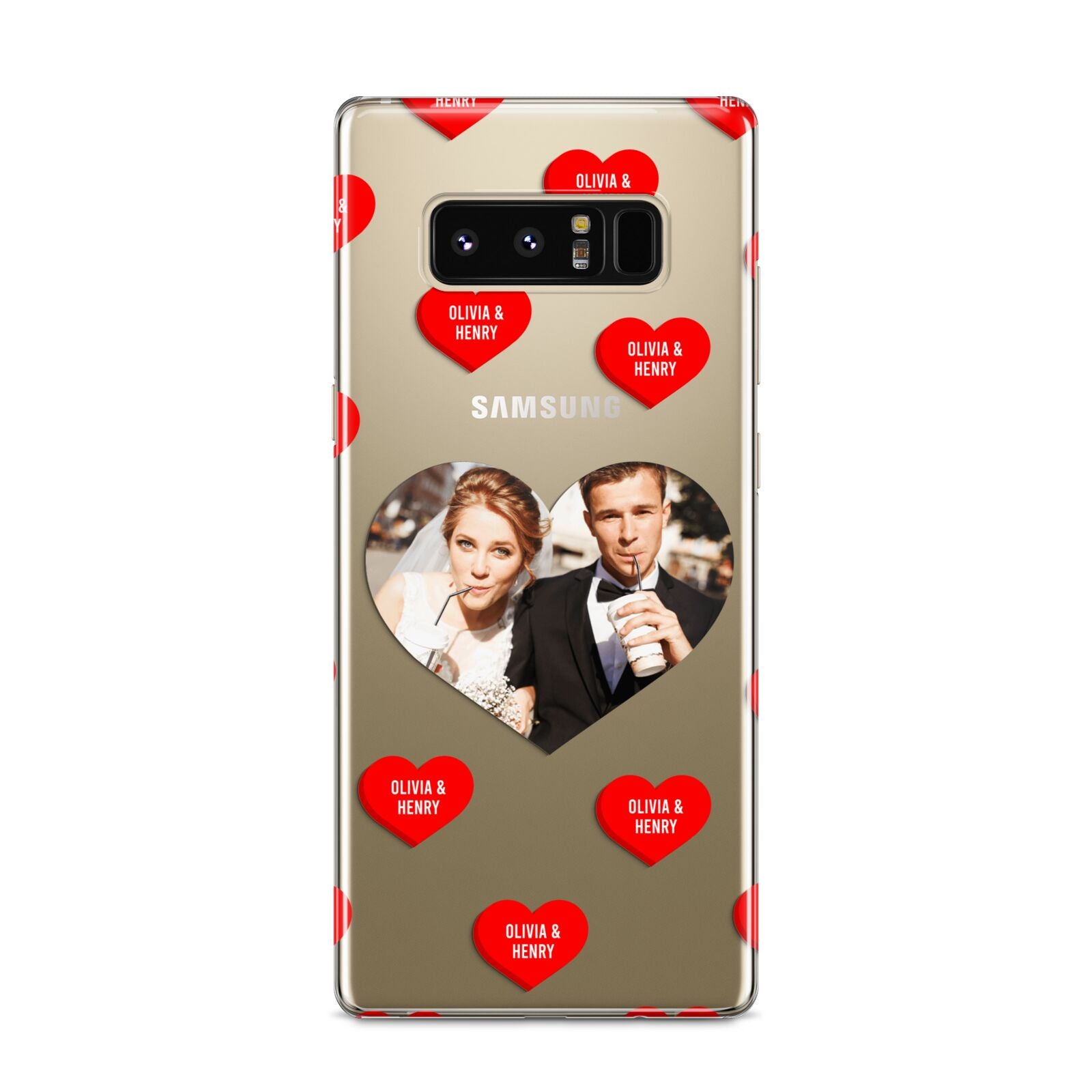 Valentines Day Photo Upload Samsung Galaxy S8 Case