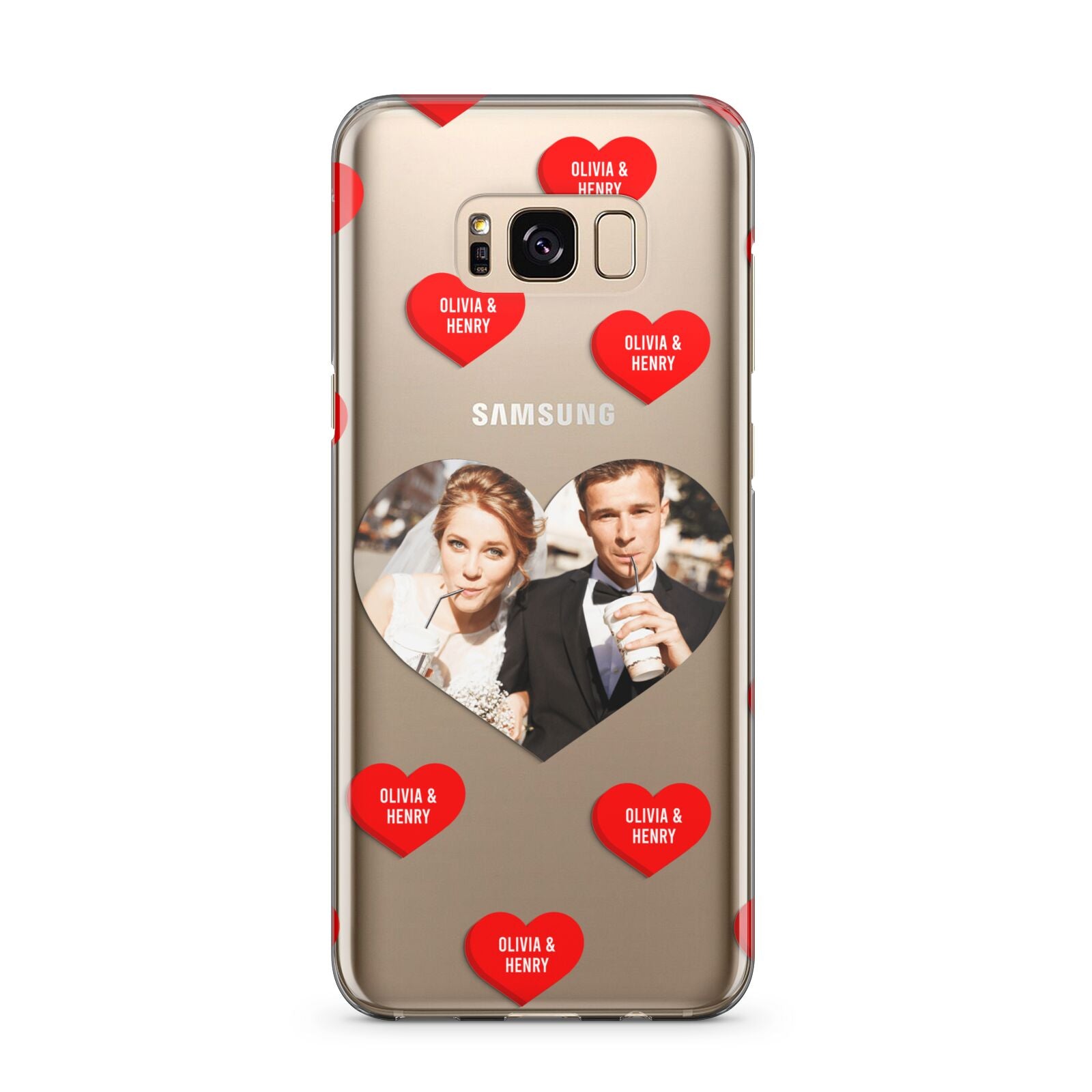 Valentines Day Photo Upload Samsung Galaxy S8 Plus Case