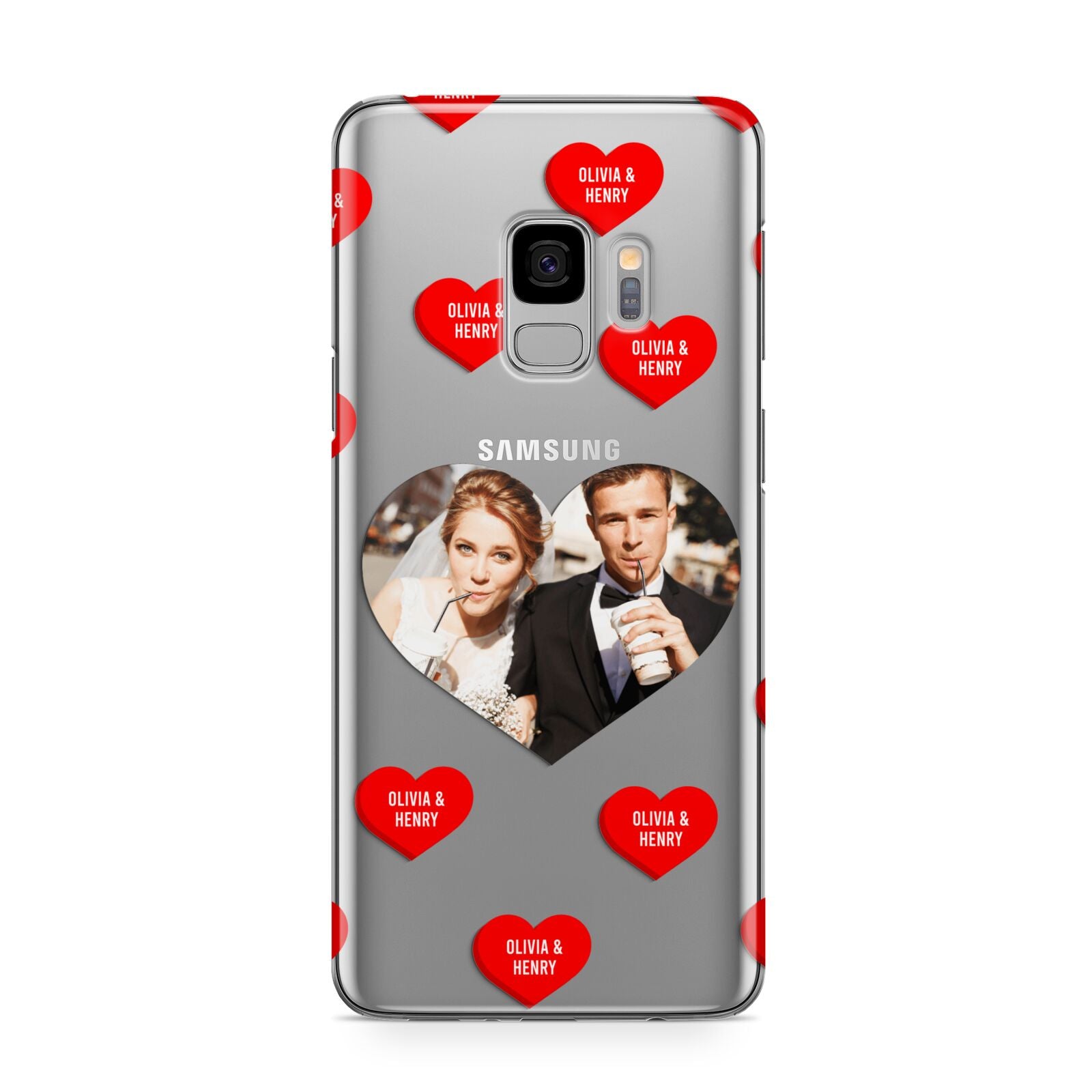 Valentines Day Photo Upload Samsung Galaxy S9 Case