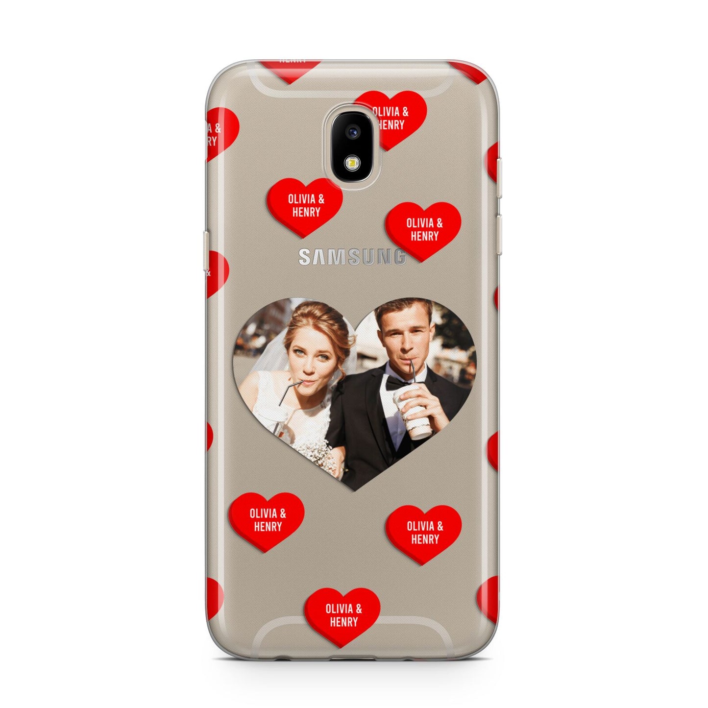 Valentines Day Photo Upload Samsung J5 2017 Case