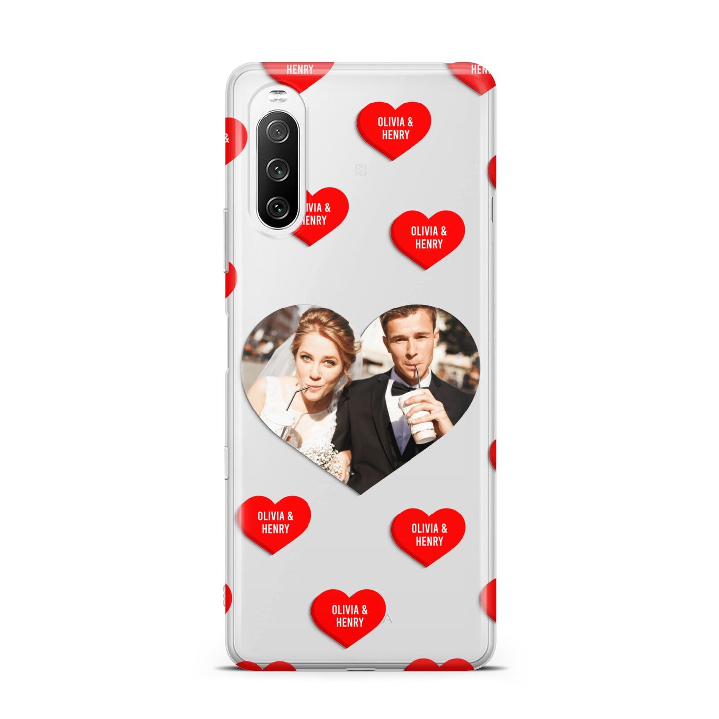 Valentines Day Photo Upload Sony Xperia 10 III Case