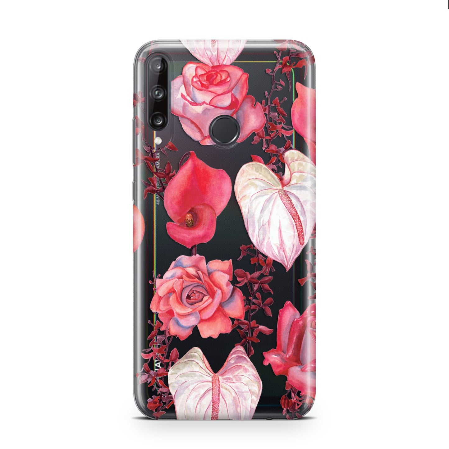 Valentines Flowers Huawei P40 Lite E Phone Case