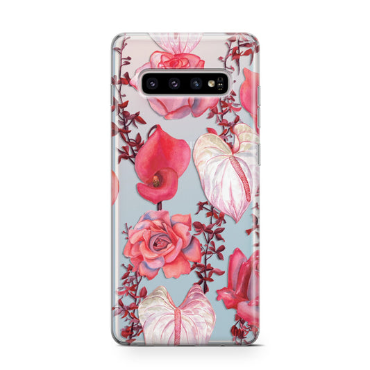 Valentines Flowers Protective Samsung Galaxy Case