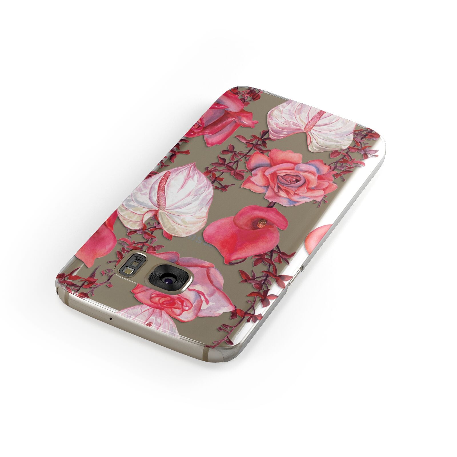 Valentines Flowers Samsung Galaxy Case Front Close Up